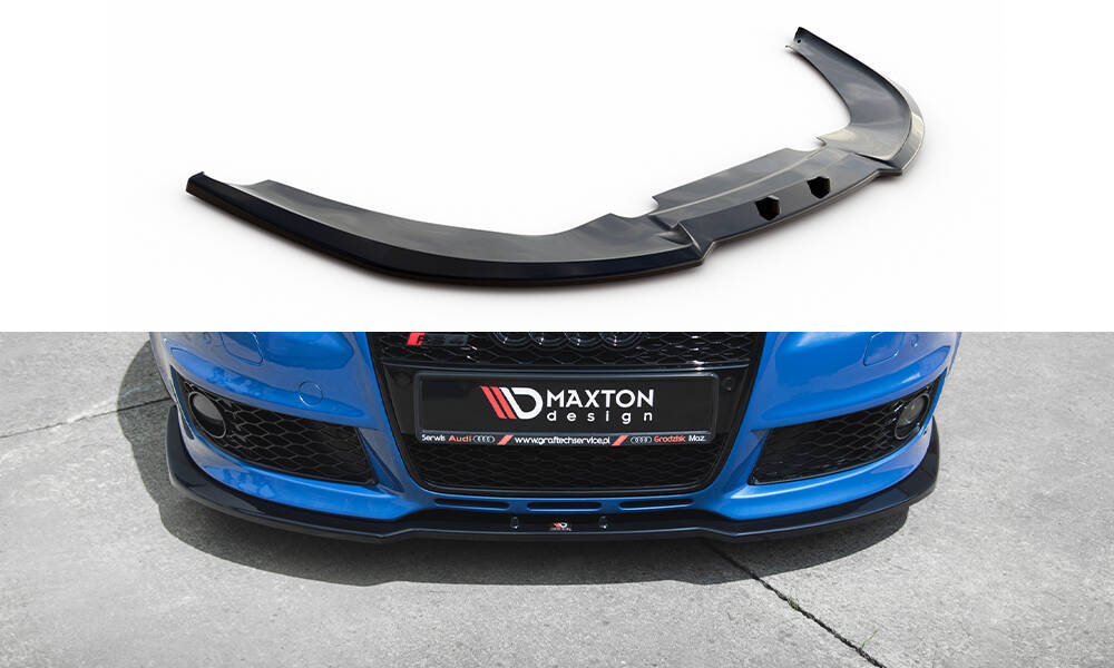 Front Ansatz V.2 für Audi RS4 B7 schwarz Hochglanz