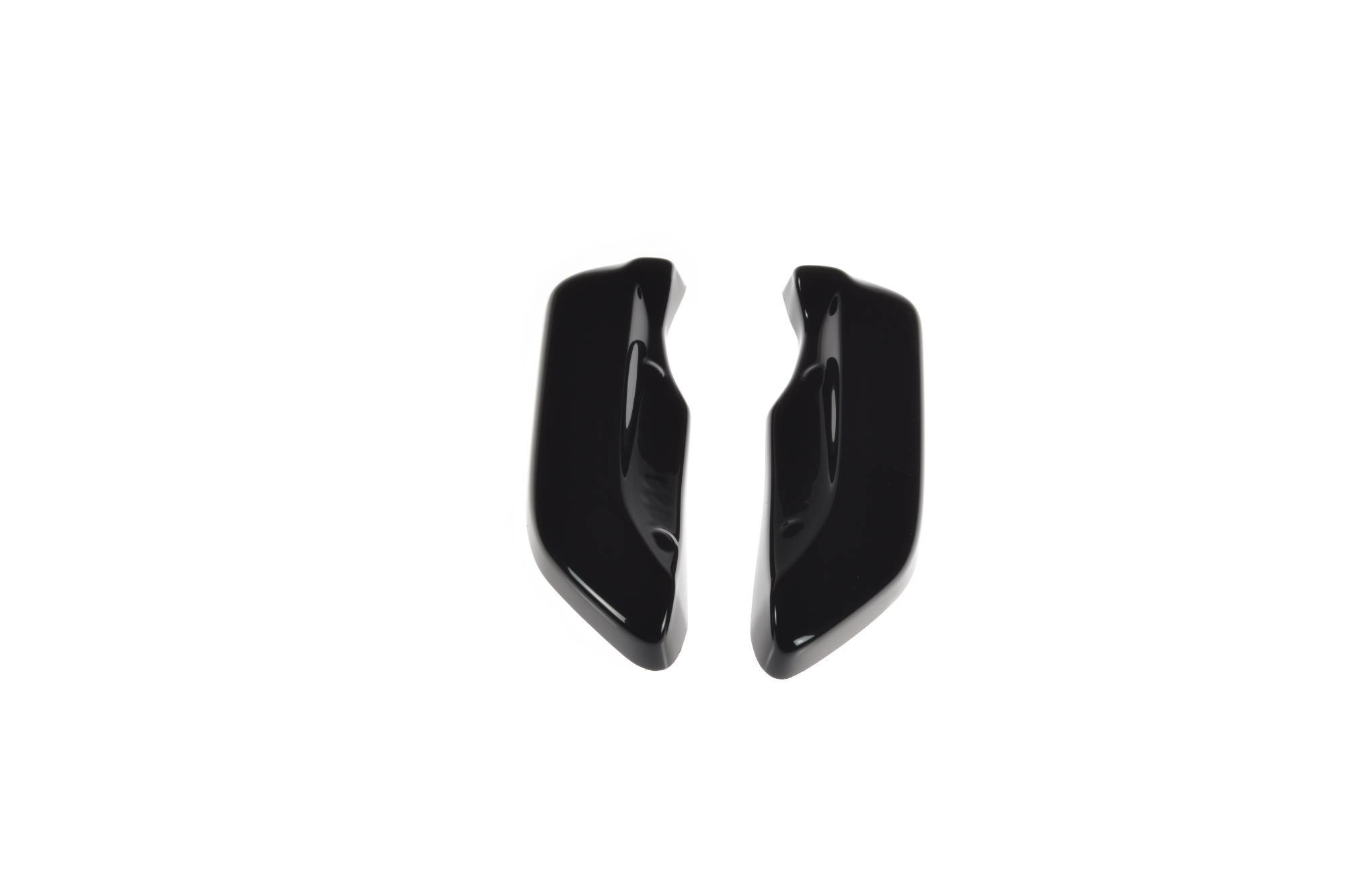 Heck Ansatz Flaps Diffusor für Fiat 500 schwarz Hochglanz