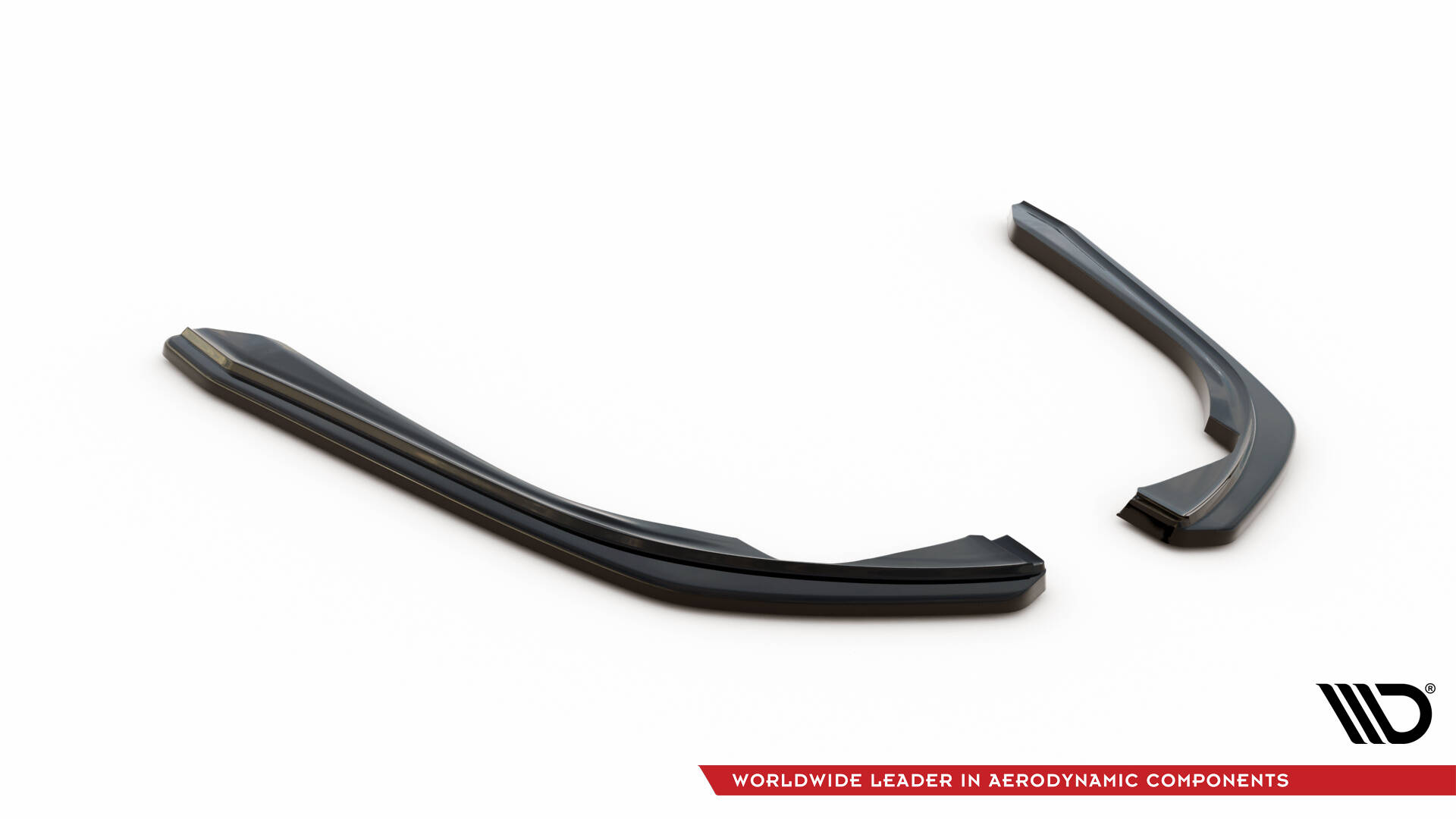Heck Ansatz Flaps Diffusor für VW Arteon R-Line Limousine / Shooting Brake Mk1 schwarz Hochglanz
