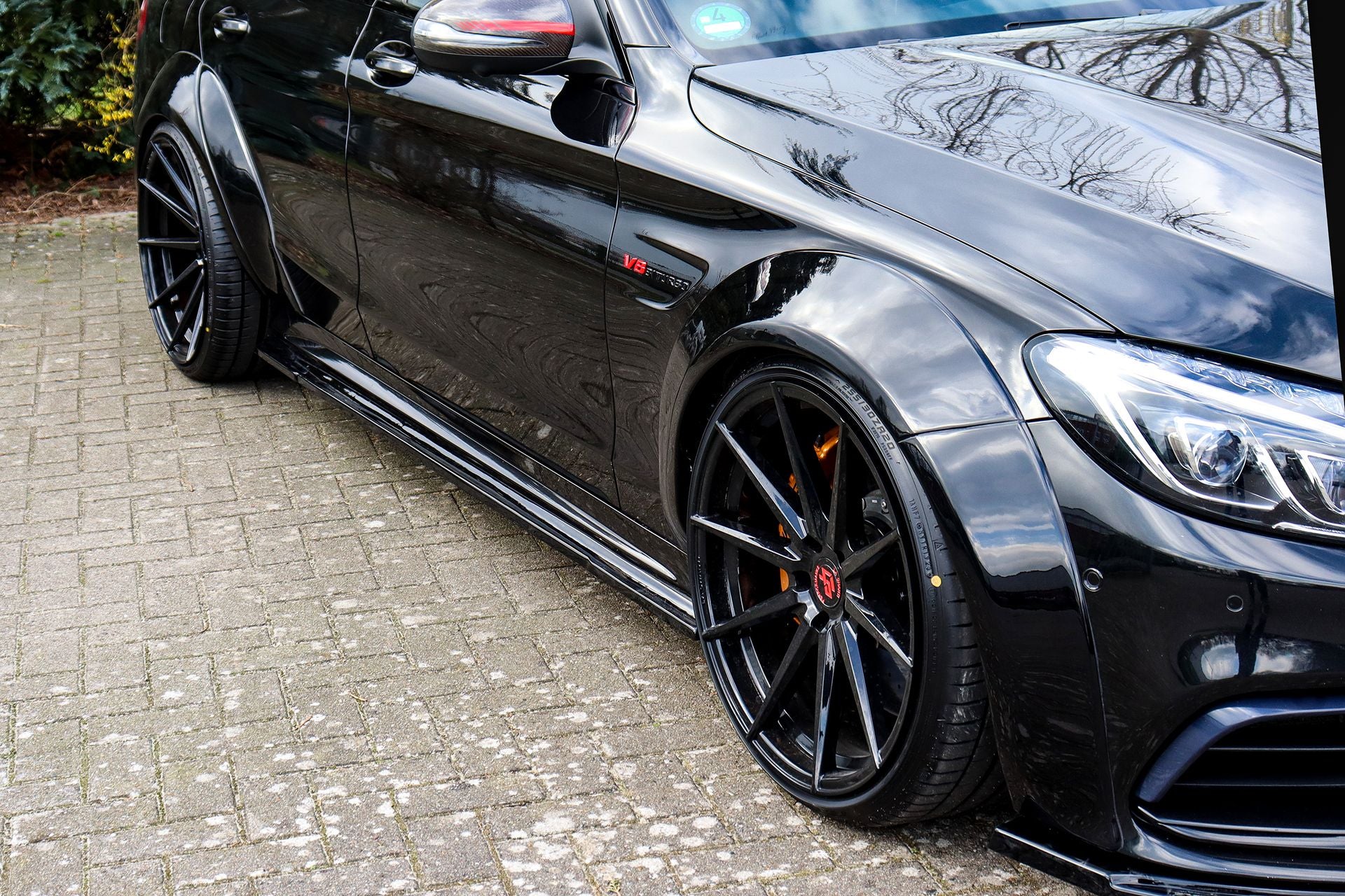 Widebodykit Radläufe für Mercedes C-Klasse W205 C63AMG+S Limousine