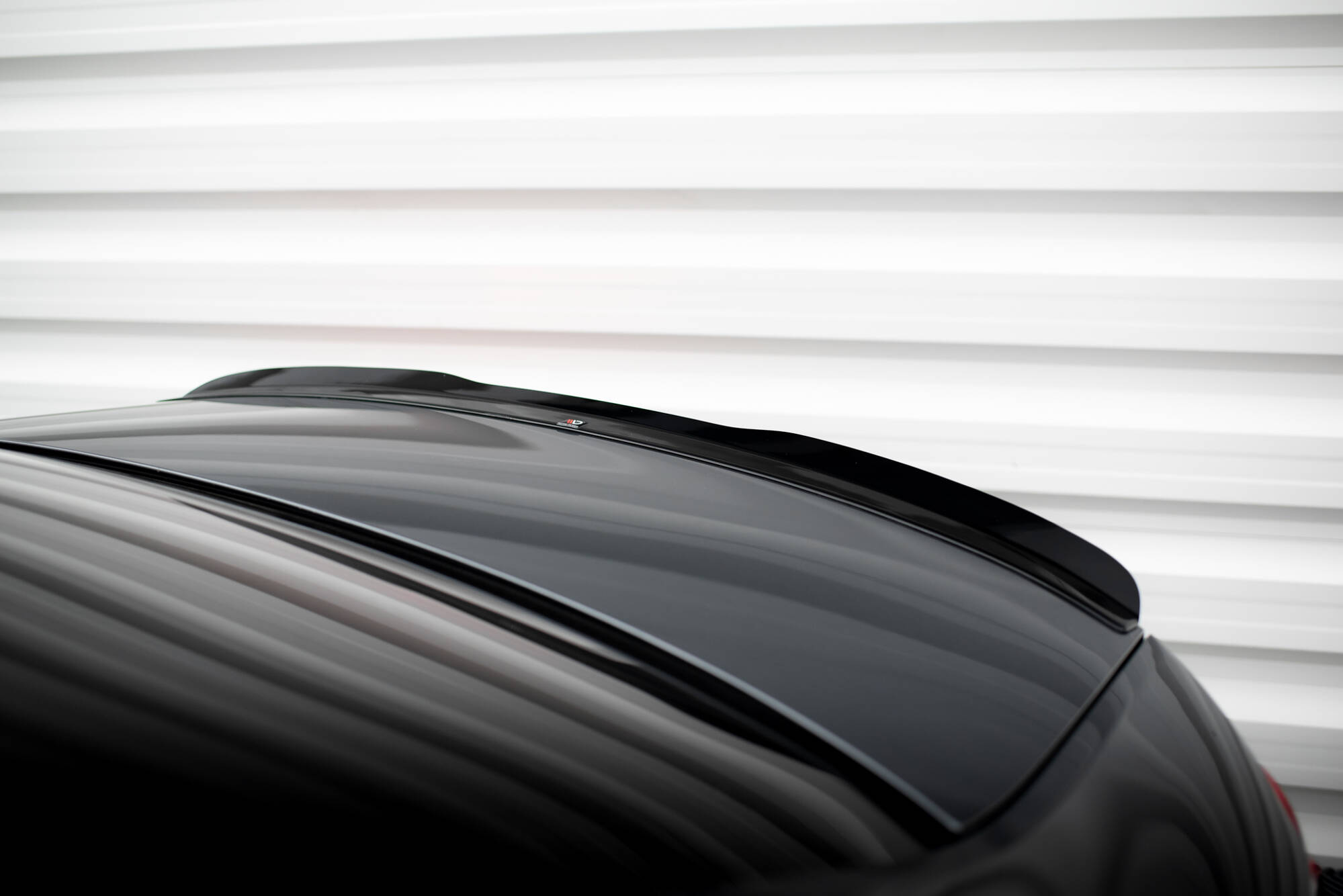 Spoiler CAP für Audi A6 / A6 S-line / S6 Limousine C7 Facelift schwarz Hochglanz