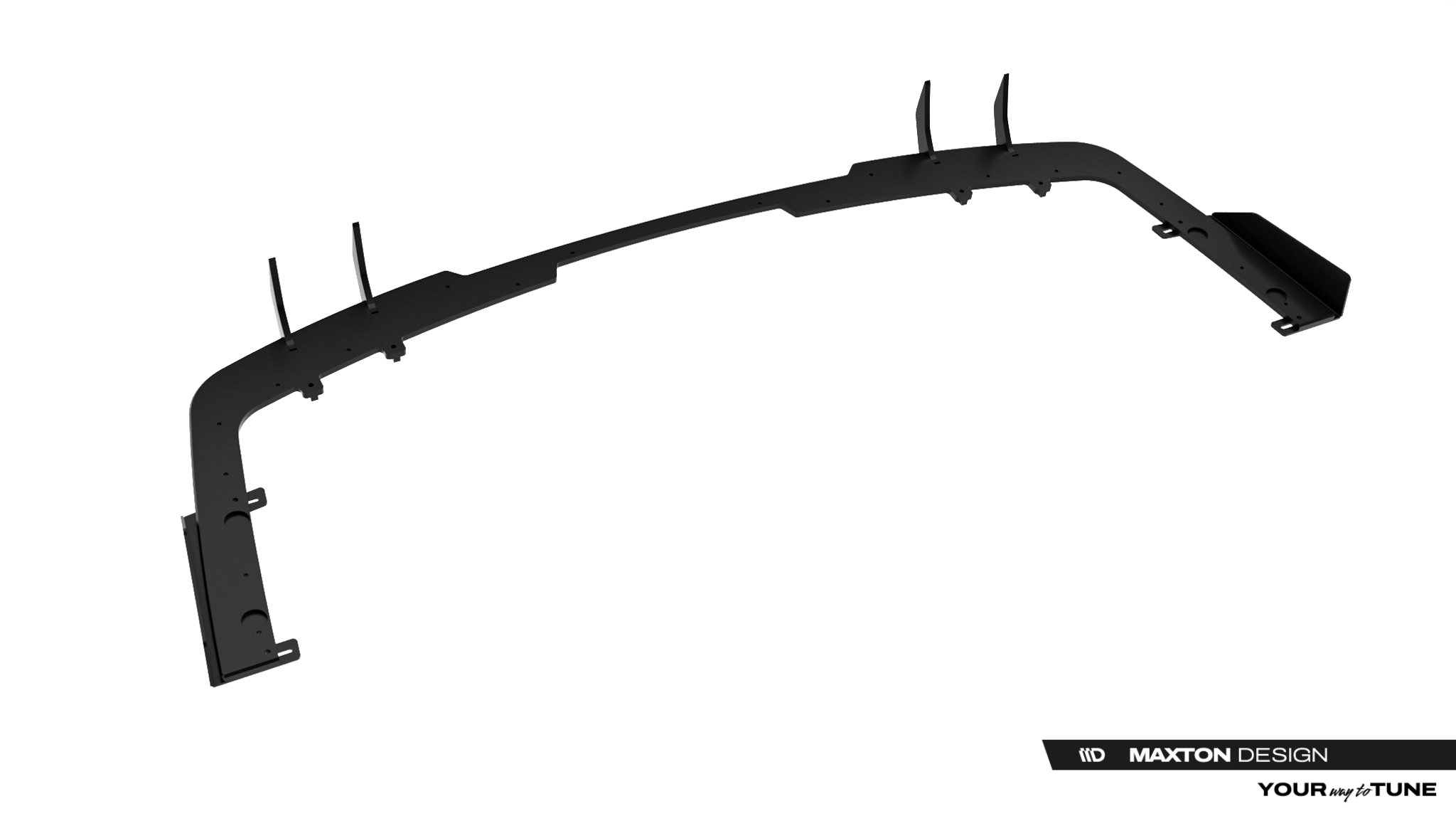 Heckansatz Diffusor + Flaps passend für BMW 2 M-Paket Gran Coupe F74 schwarz Hochglanz