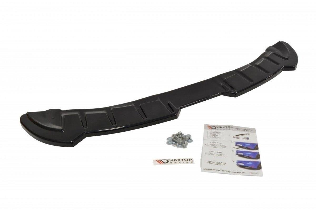 Diffusor Heck Ansatz für SEAT IBIZA 4 SPORTCOUPE vor Facelift Carbon Look