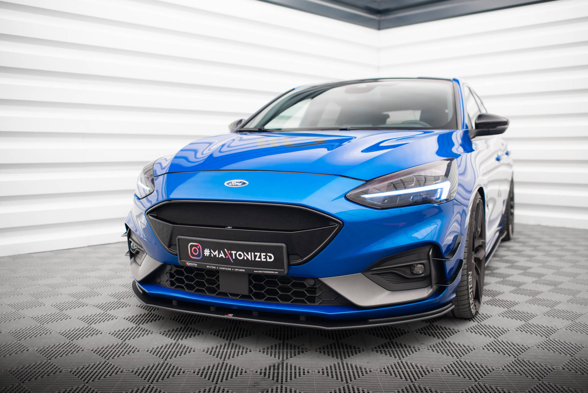 Frontlippe passend für Ford Focus ST / ST-Line Mk4 schwarz matt