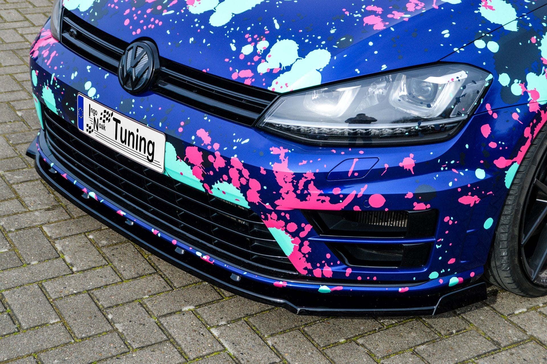 Bodykit für VW Golf 7 R VFL (Schwarz Matt)