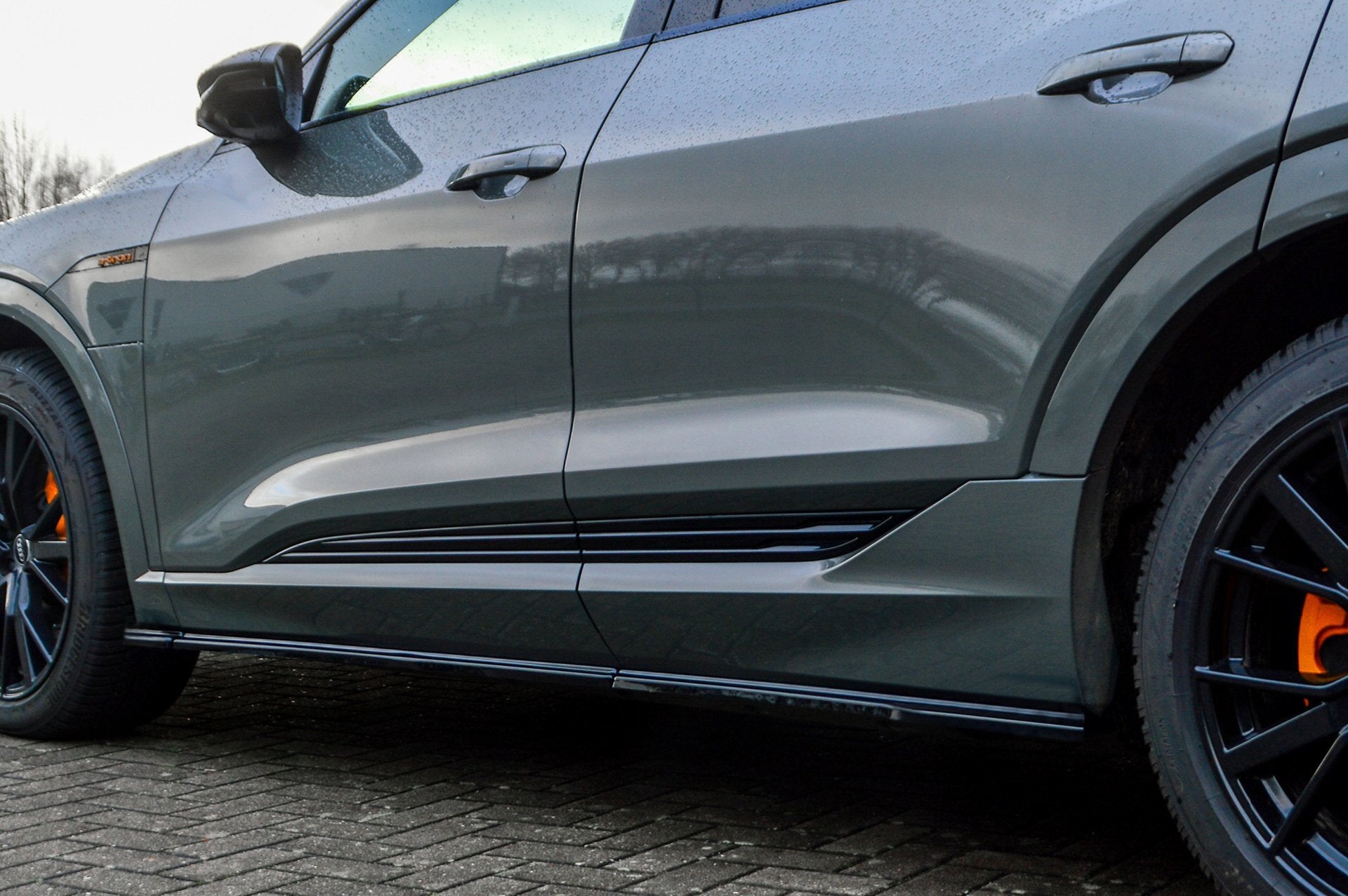 CUP Seitenschweller 6.tlg. für Audi E-Tron Quattro (Schwarz Matt)