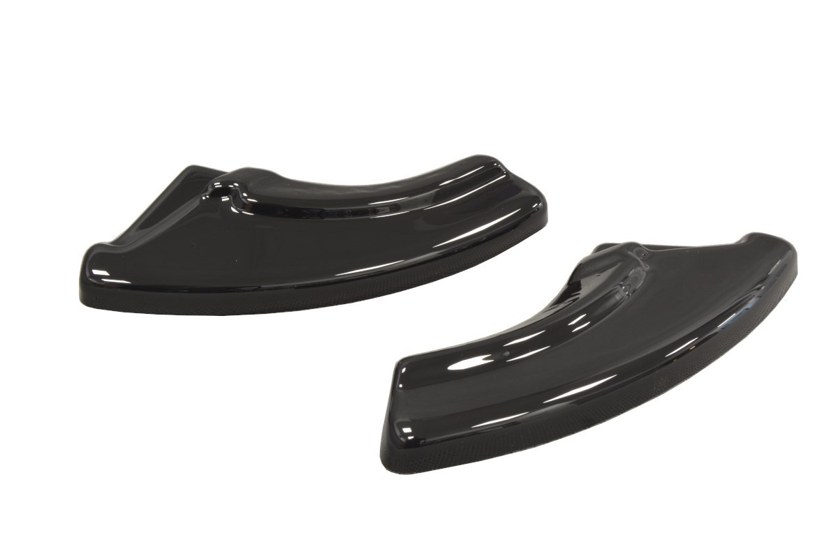 Heck Ansatz Flaps Diffusor passend für passend für Fiat Punto Evo Abarth schwarz Hochglanz schwarz Hochglanz