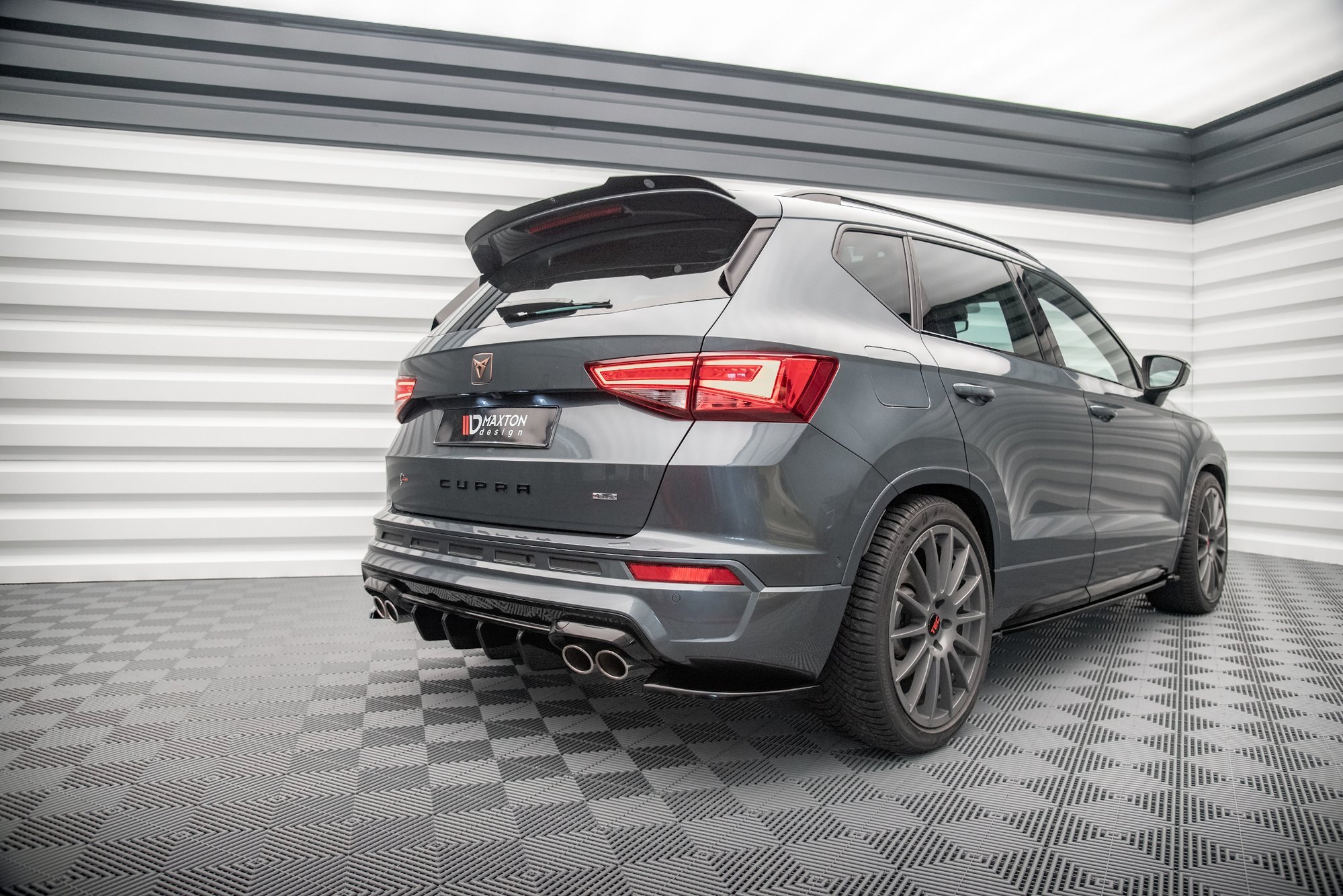 Heckspoiler Lippe passend für CUPRA Ateca Mk1 / Mk1 FL schwarz Hochglanz
