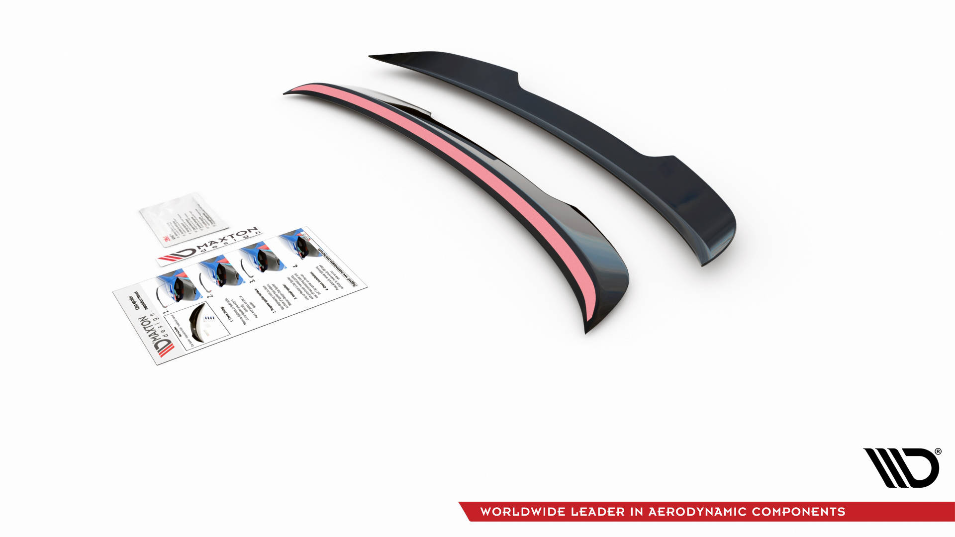 Heckspoiler Lippe passend für Bentley Continental GT V8 S Mk2 schwarz Hochglanz