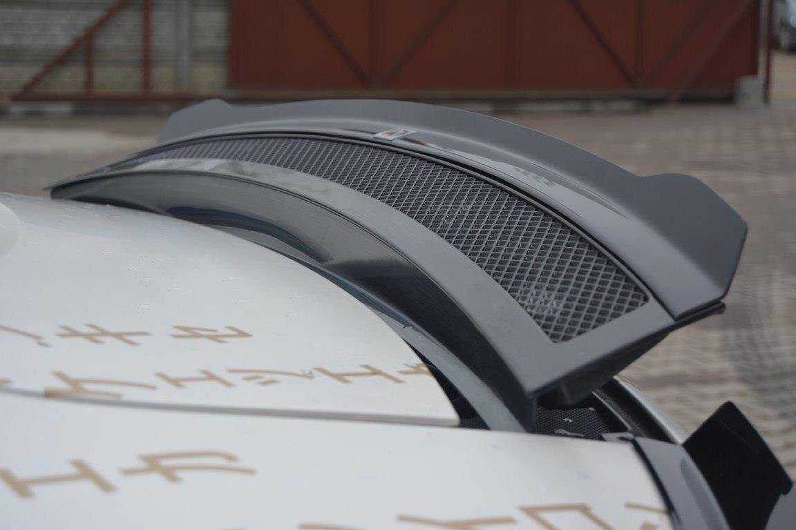Heck Spoiler Aufsatz Abrisskante passend für Audi R8 Mk.1 schwarz Hochglanz