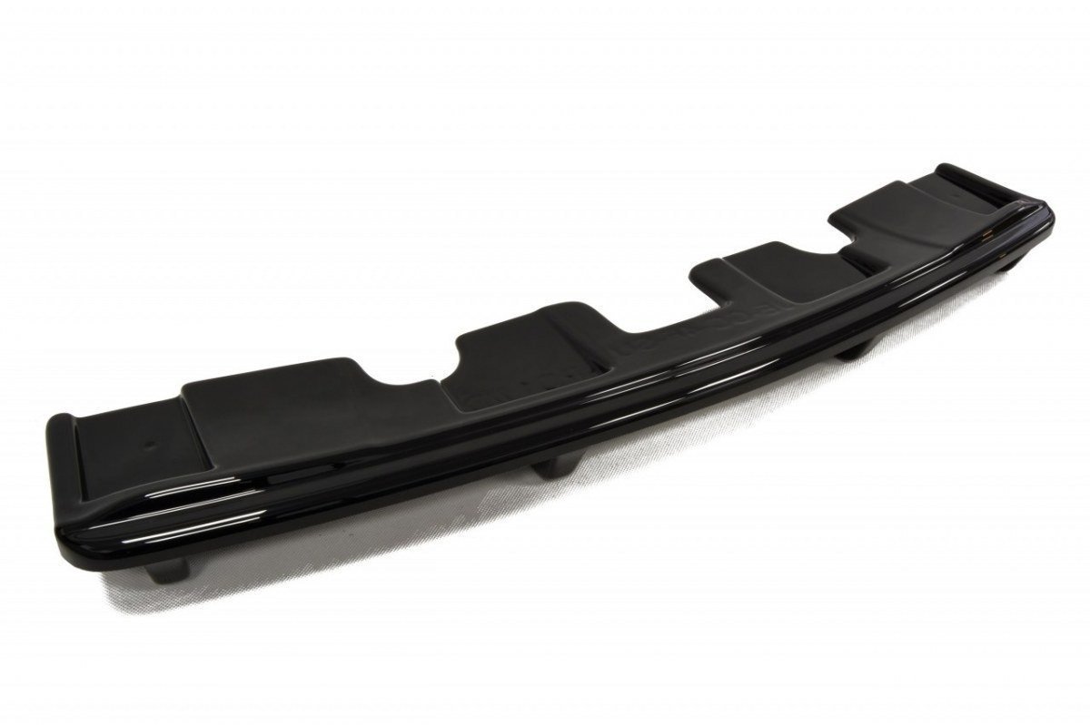 Mittlerer Diffusor Heck Ansatz für Jeep Grand Cherokee WK2 Summit Facelift DTM LOOK Carbon Look