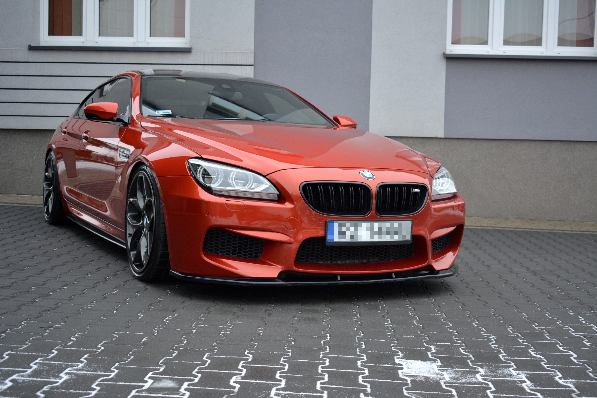 Seitenschweller Ansatz für BMW M6 GRAN COUPÉ schwarz Hochglanz