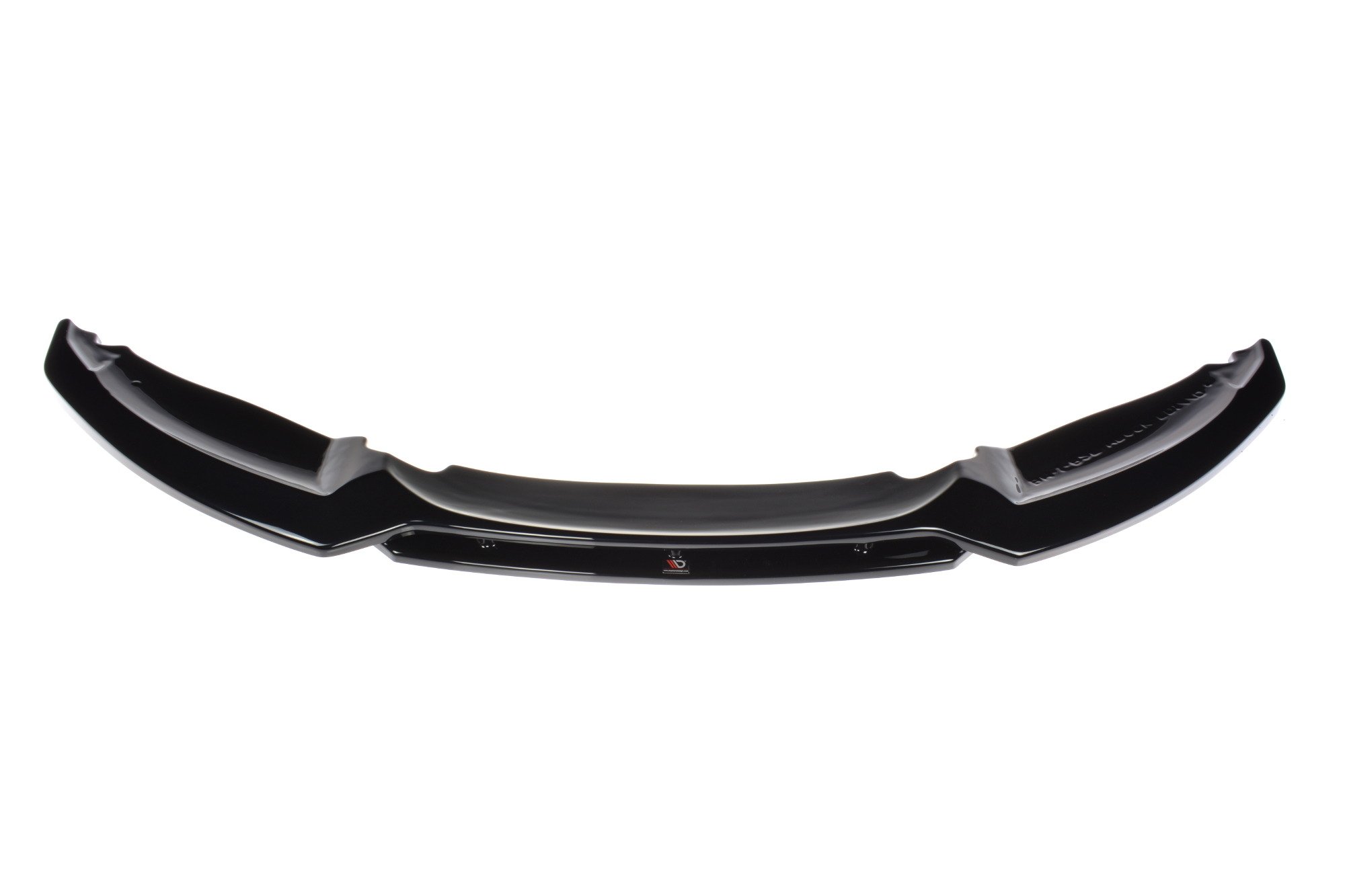 Front Ansatz V.1 für BMW 1er M-Paket E82 Facelift schwarz Hochglanz