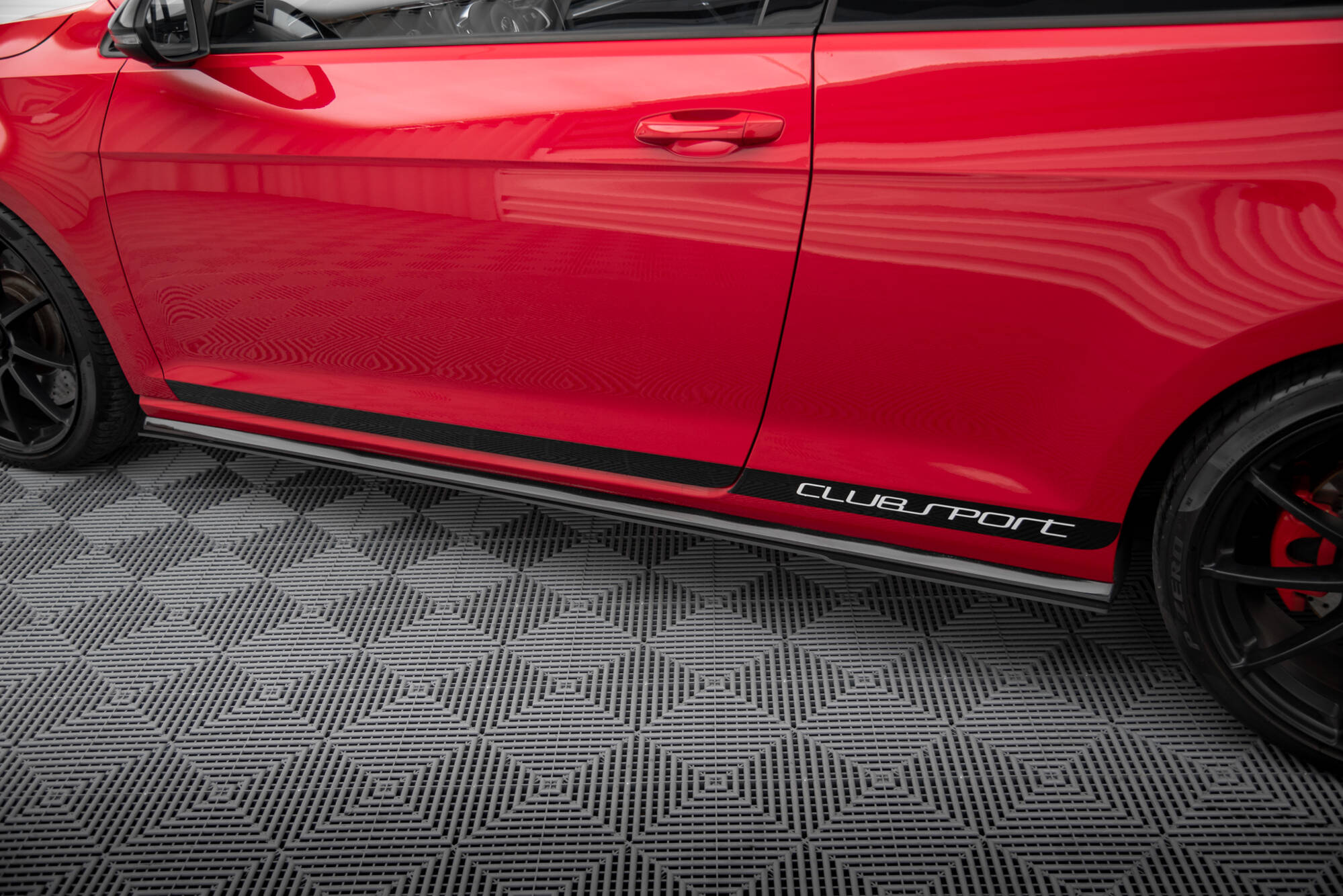 Street Pro Seitenschweller Leisten passend für VW Golf 7 GTI CLUBSPORT