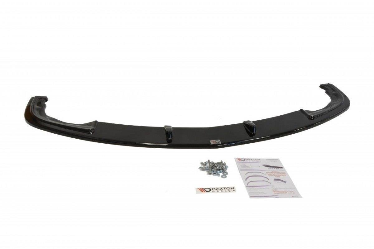 Street+ Spoilerlippe Front Ansatz V.2 passend für Mazda 3 MK2 MPS schwarz Hochglanz