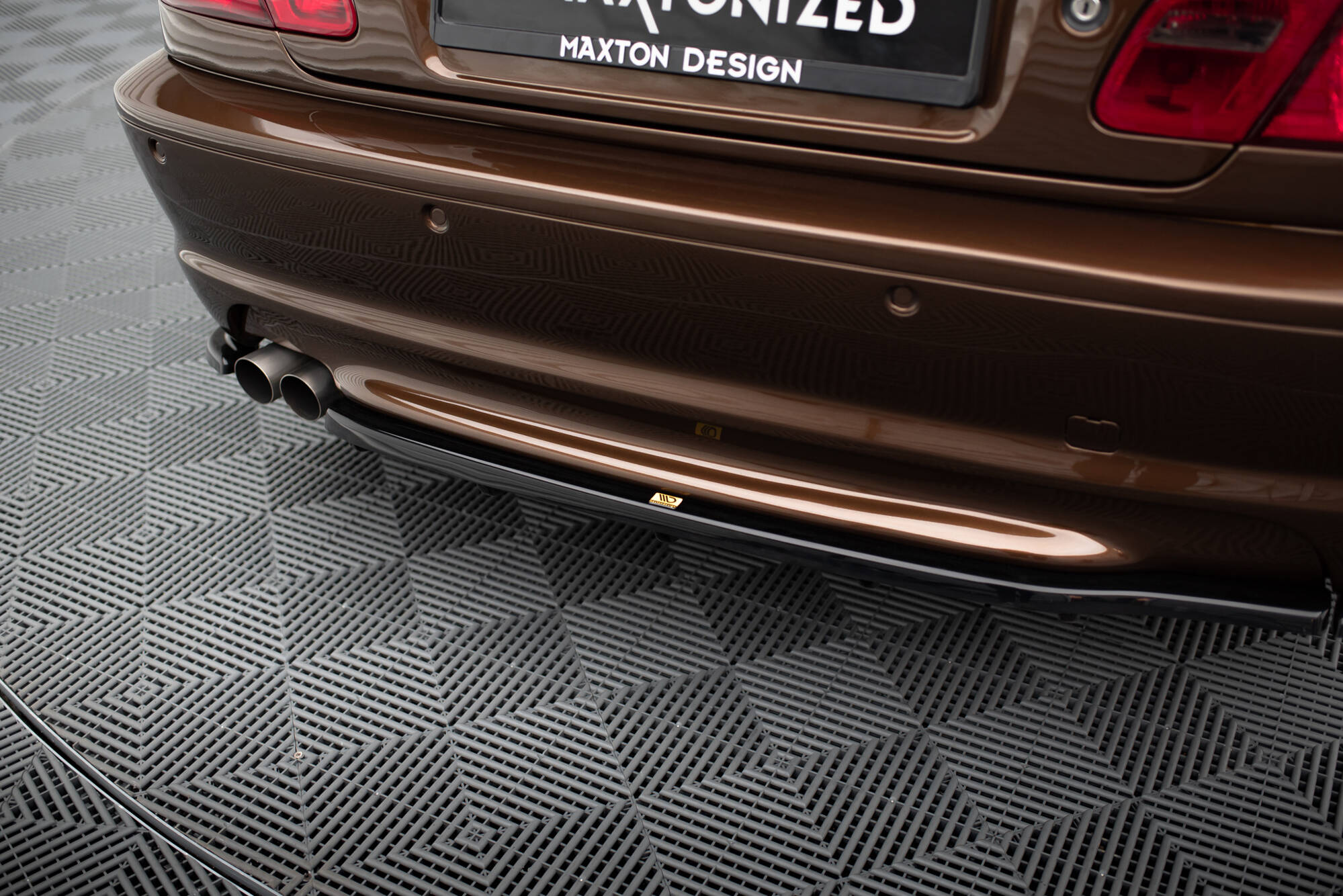 Heckansatz BMW 3er E46 M Paket COUPE DTM LOOK schwarz Hochglanz