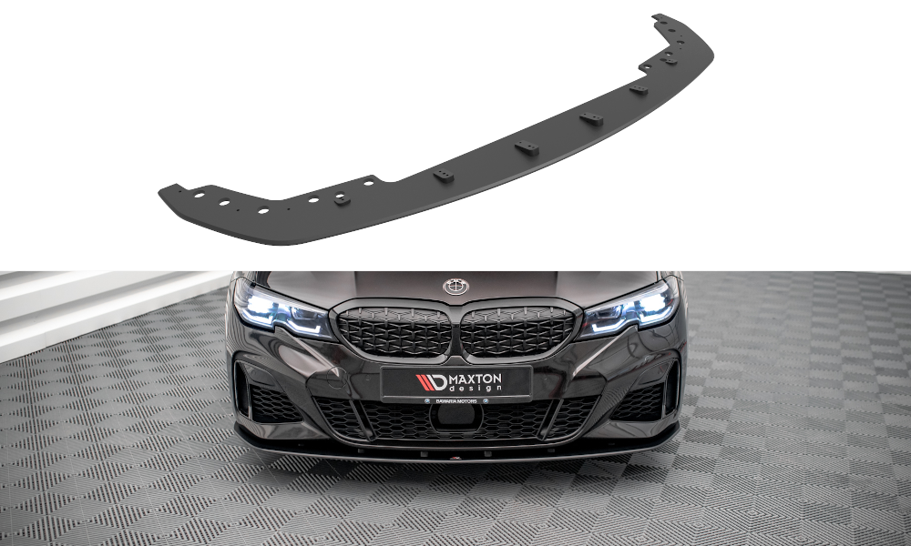 Street Pro Spoilerlippe Front Ansatz passend für BMW 3er M-Paket G20 / G21 rot