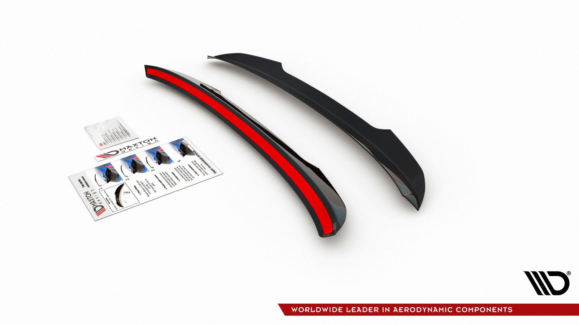 Spoiler CAP V.1 für VW Golf Mk8 Facelift schwarz Hochglanz