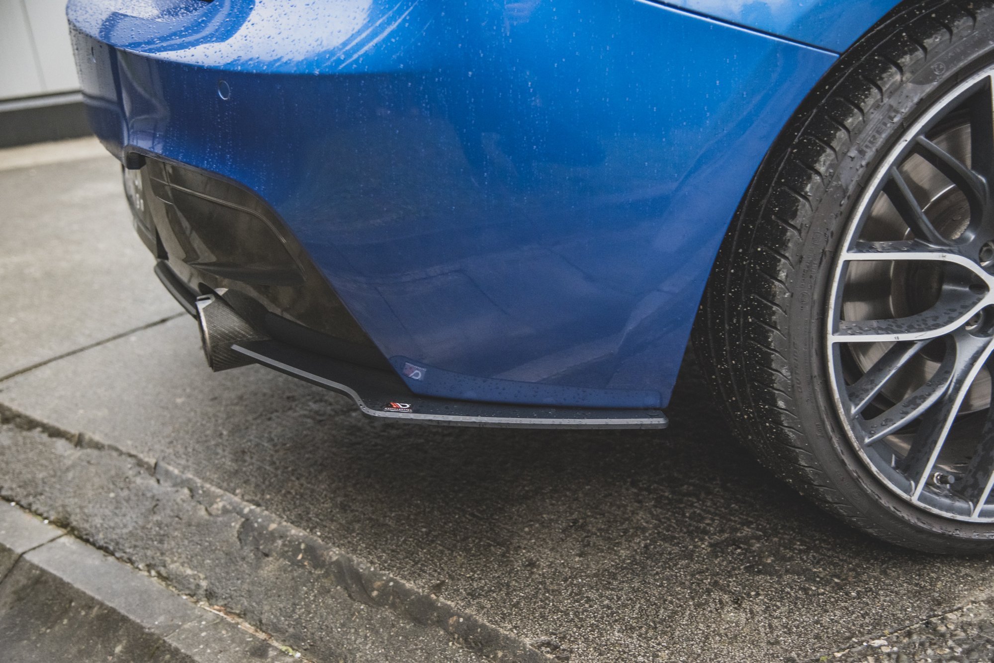 Street Pro Heck Ansatz Flaps passend für BMW M135i F20 rot