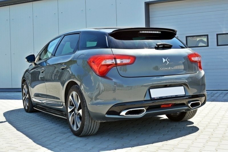 Spoiler CAP für Citroen DS5 schwarz Hochglanz