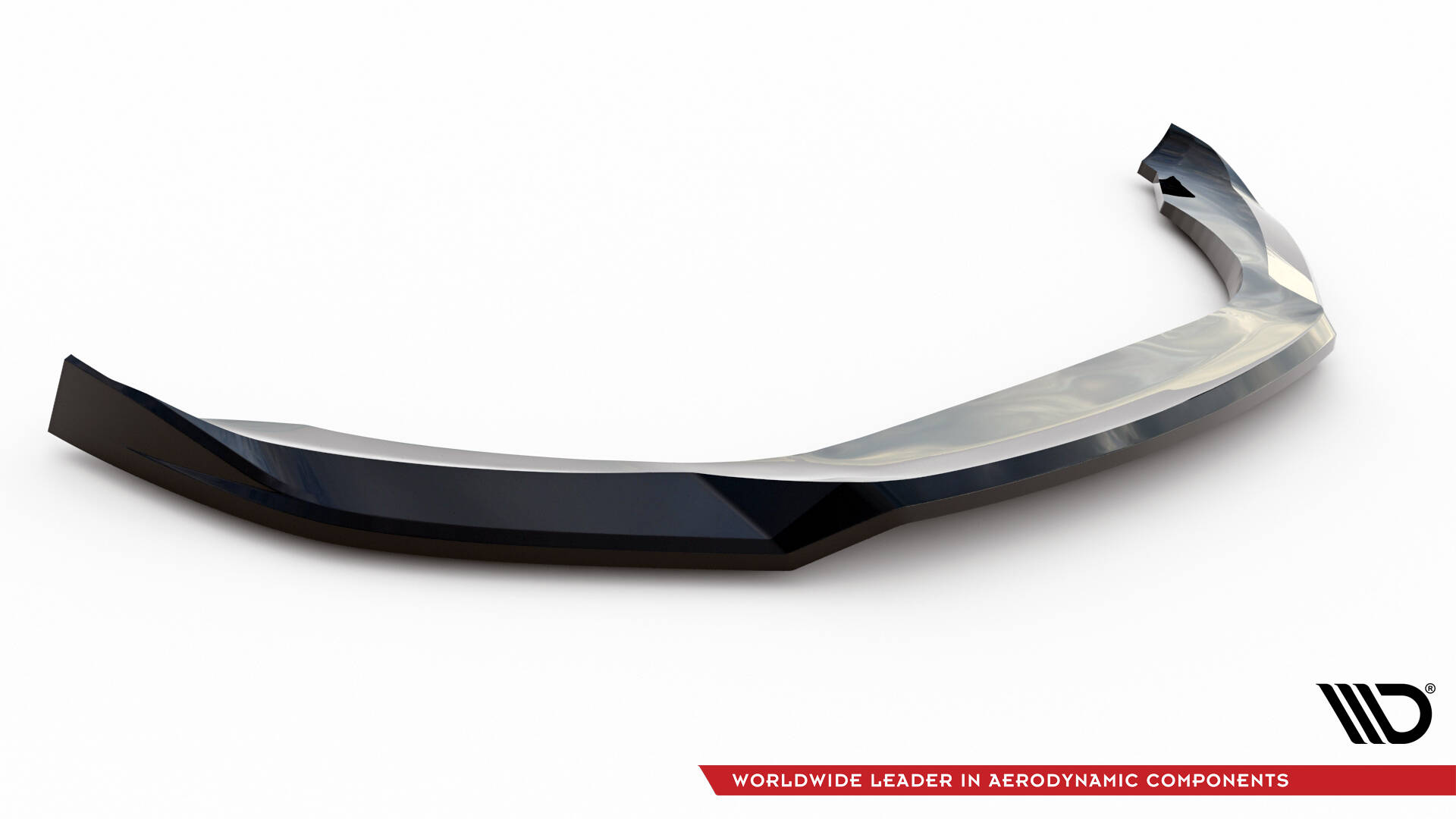 Frontlippe V.1 passend für Maserati Ghibli Mk3 FL schwarz Hochglanz