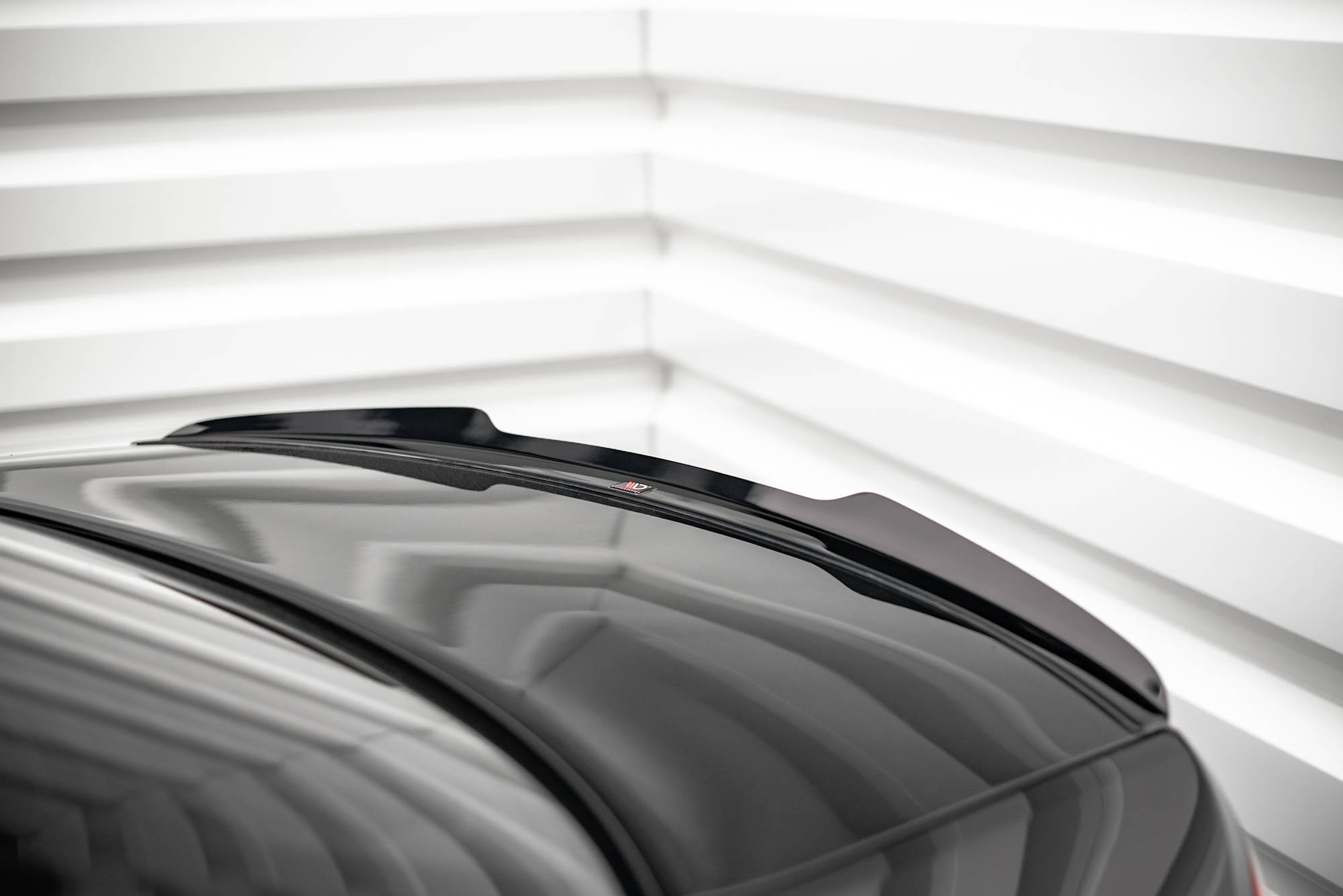 Heck Spoiler Aufsatz Abrisskante passend für Audi S8 D3 schwarz Hochglanz