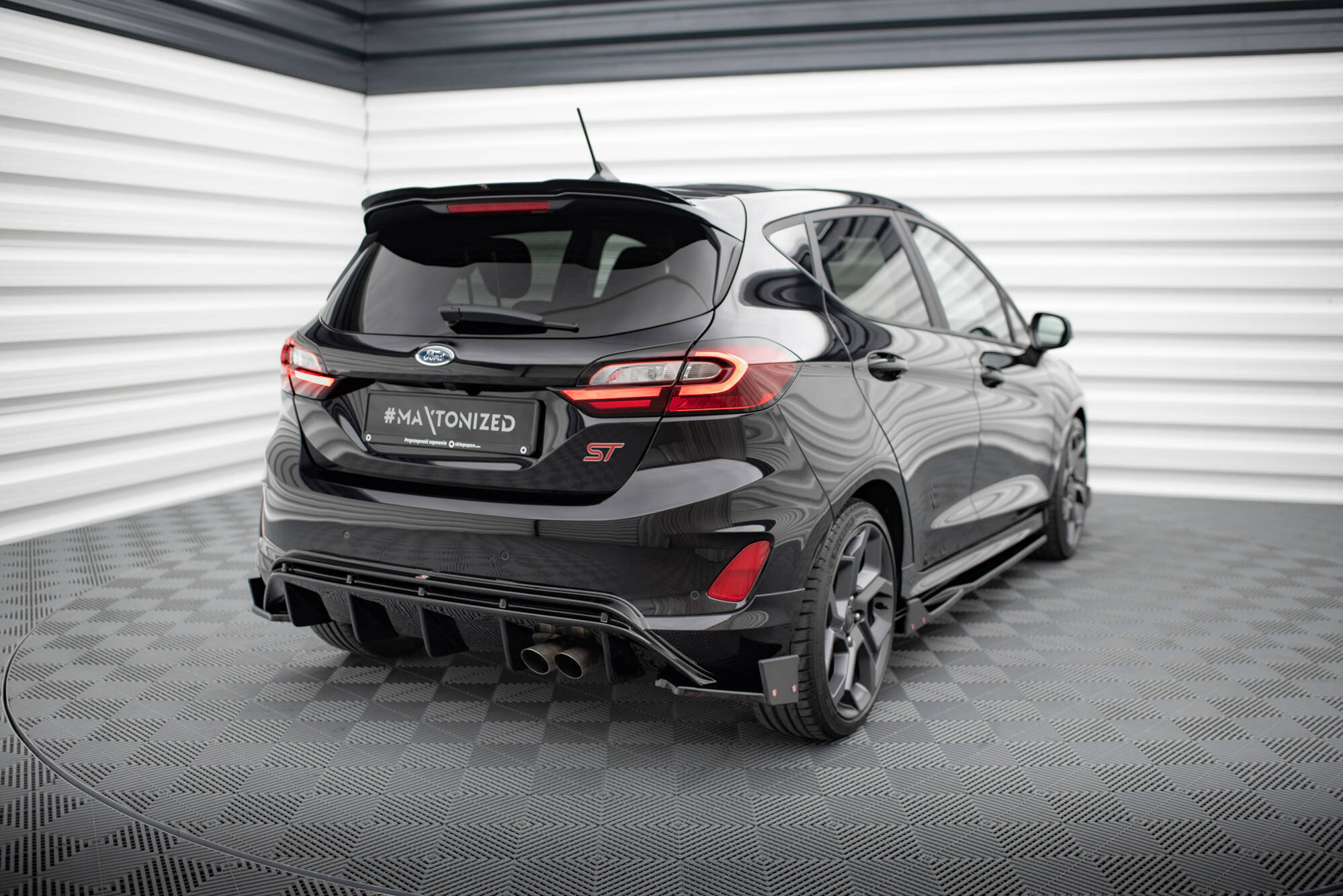 Street+ Heck Ansatz Flaps V.4 passend für Ford Fiesta ST Mk8