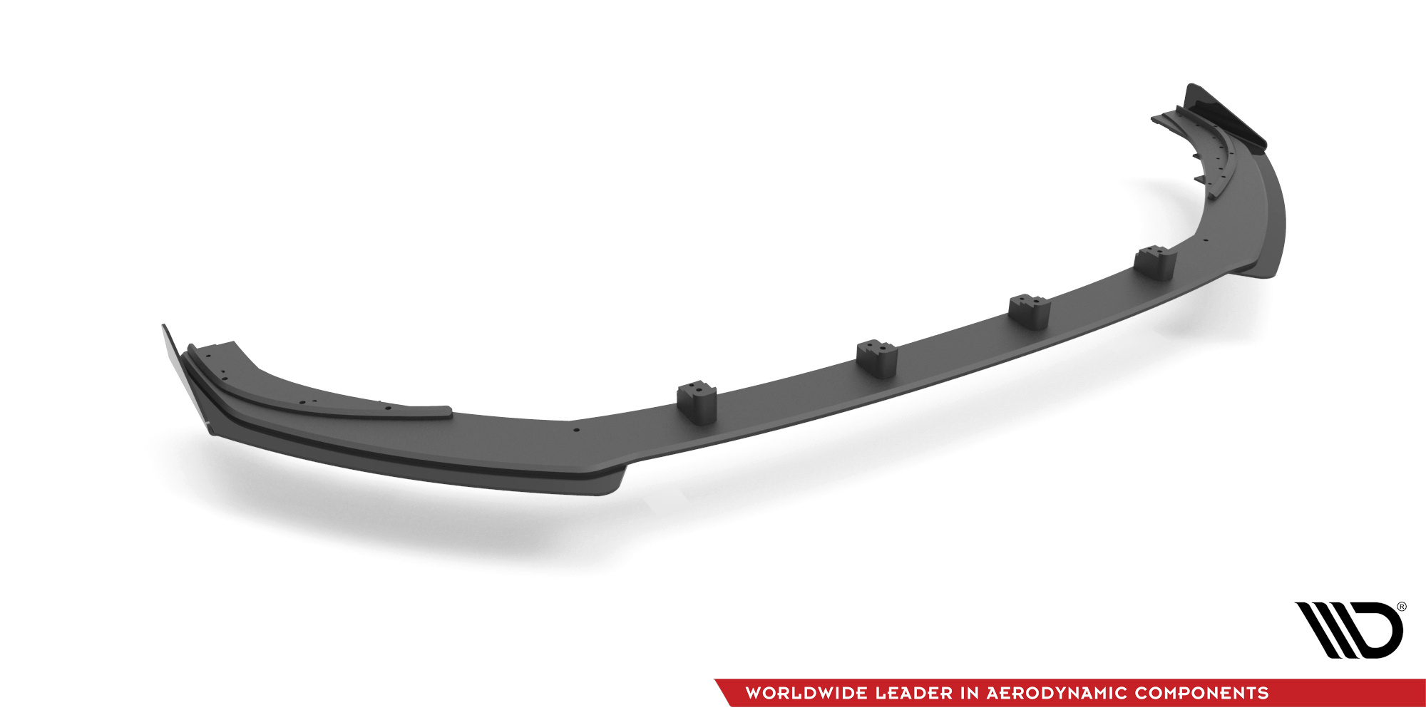 Street Pro Spoilerlippe Front Ansatz + Flaps V.1 passend für Audi S3 / A3 S-Line Sportback 8V FL schwarz Hochglanz