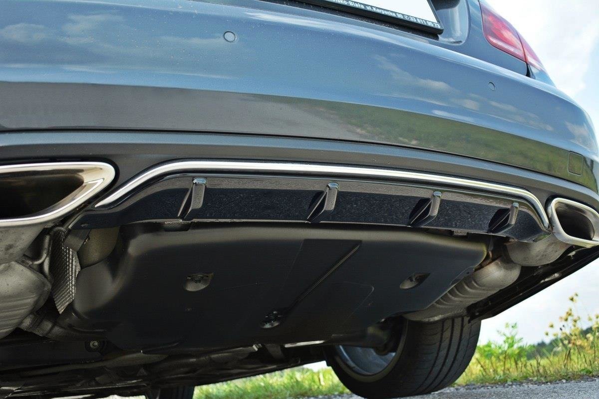 Diffusor Heck Ansatz für Mercedes E W212 Carbon Look