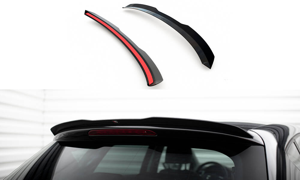 Spoiler CAP für SEAT LEON III schwarz Hochglanz