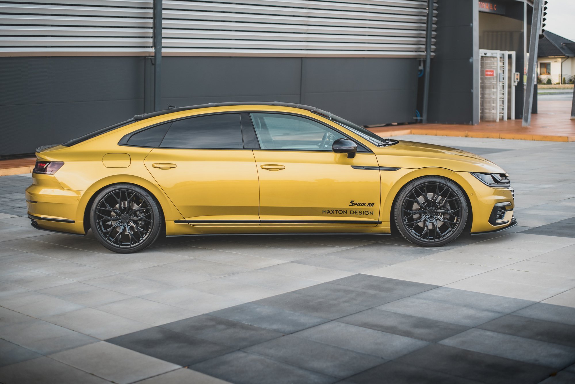 Street Pro Seitenschweller Leisten passend für VW Arteon R-Line Limousine / Shooting Brake Mk1