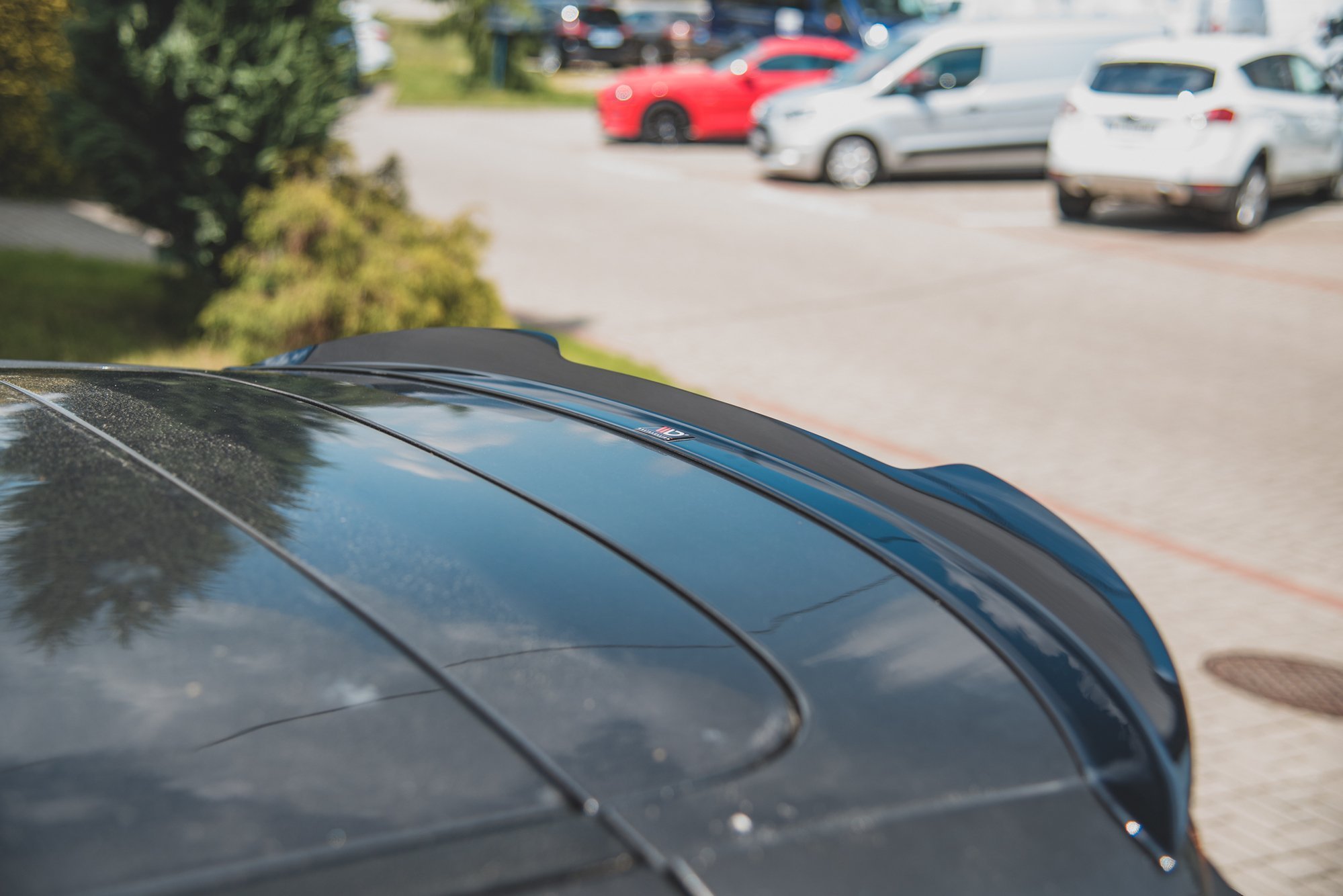 Spoiler CAP für Ford Puma Mk1 schwarz Hochglanz