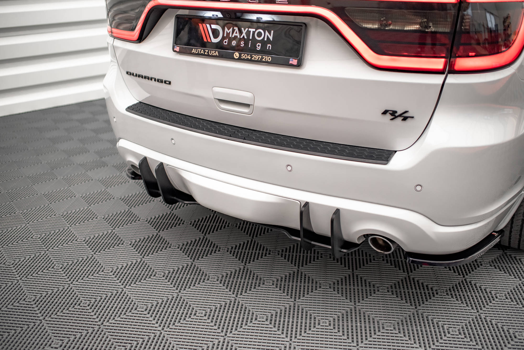 Street Pro Heckschürze Heck Ansatz Diffusor V.1 passend für Dodge Durango RT Mk3