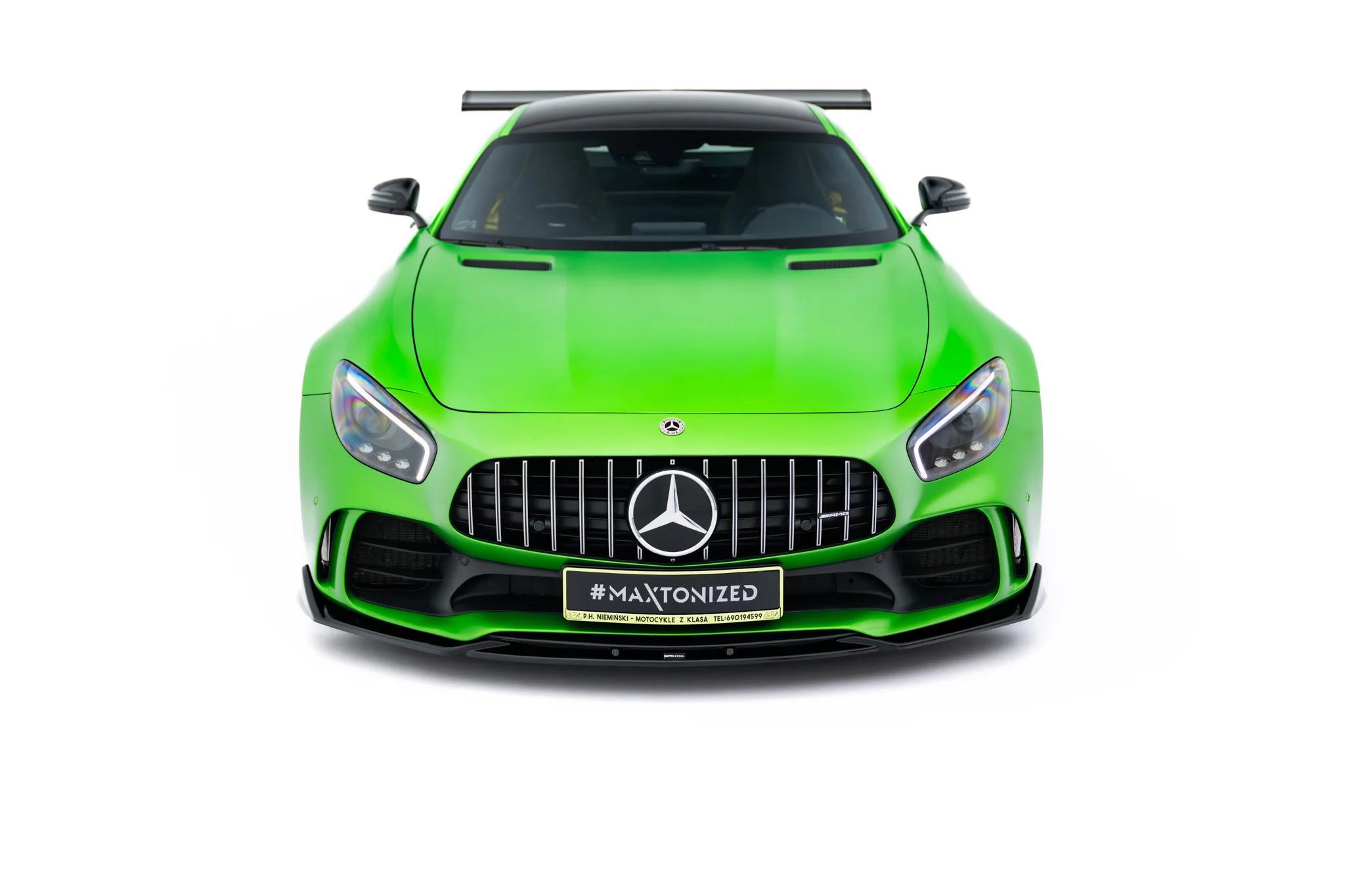 Frontlippe passend für Mercedes-AMG GT R C190 Facelift schwarz Hochglanz