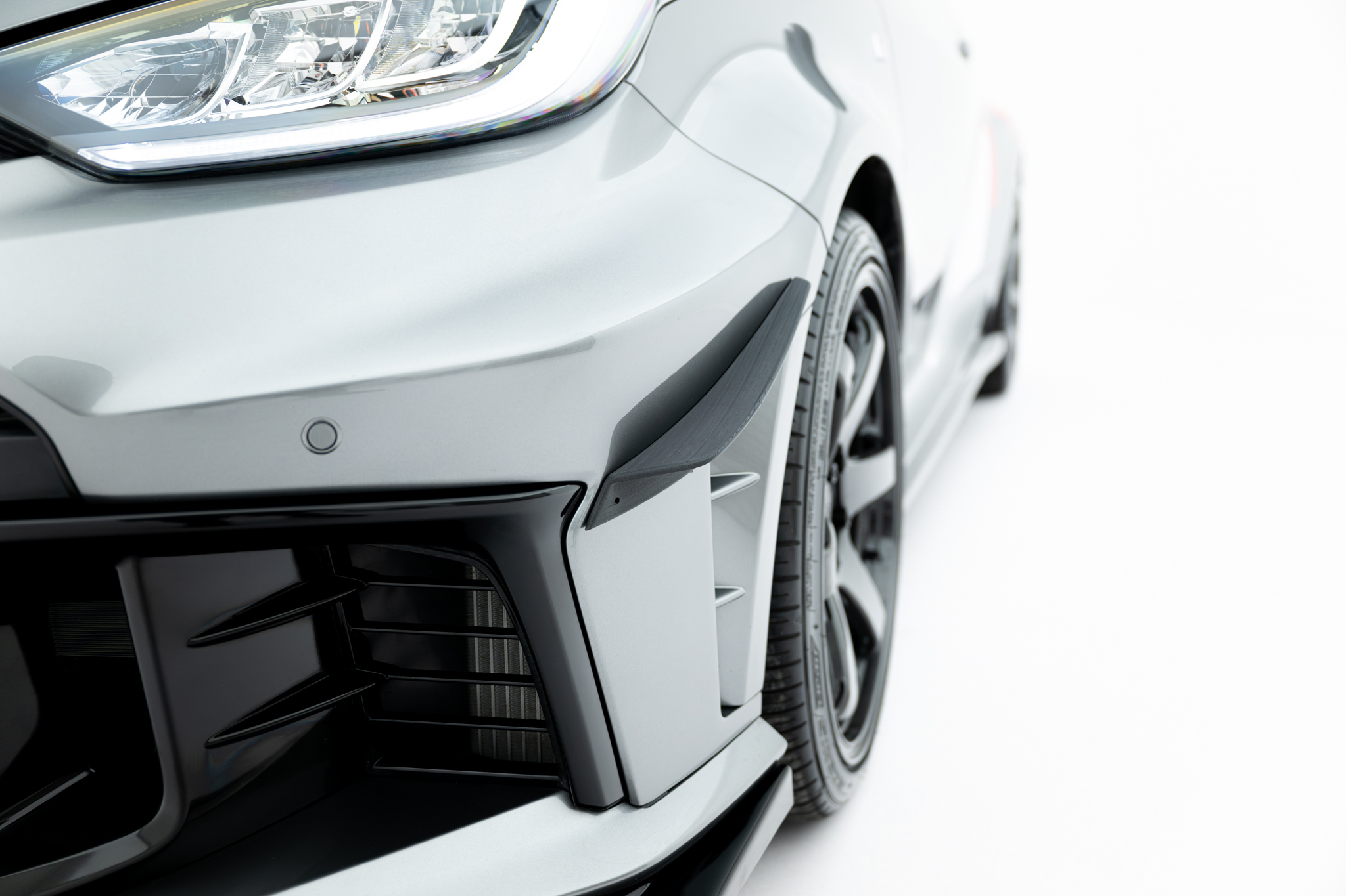 Stoßstangen Flaps Wings vorne Canards passend für Toyota GR Yaris Mk4 Facelift