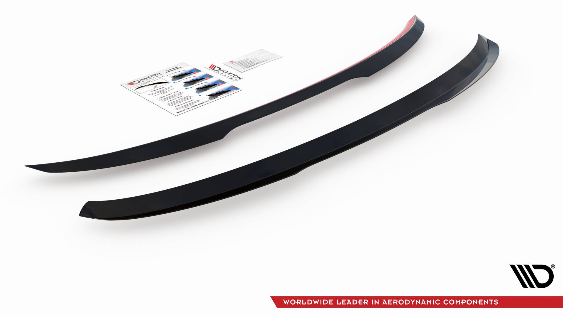 Spoiler CAP für Ford S-Max Mk2 Facelift schwarz Hochglanz