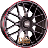 MAM MAM GT1 Matt Black Lip Red (MBLR) Einteilig 19 Zoll