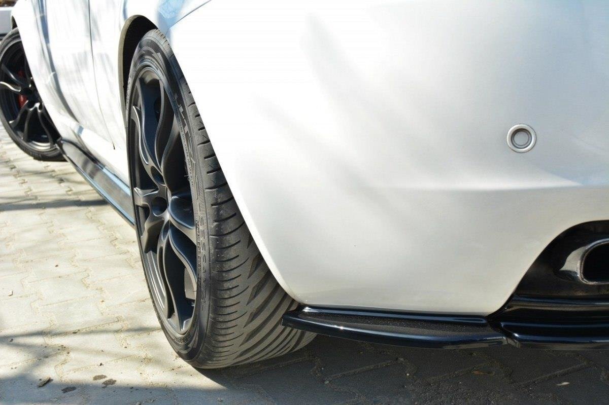 Heck Ansatz Flaps Diffusor für Alfa Romeo Brera schwarz Hochglanz