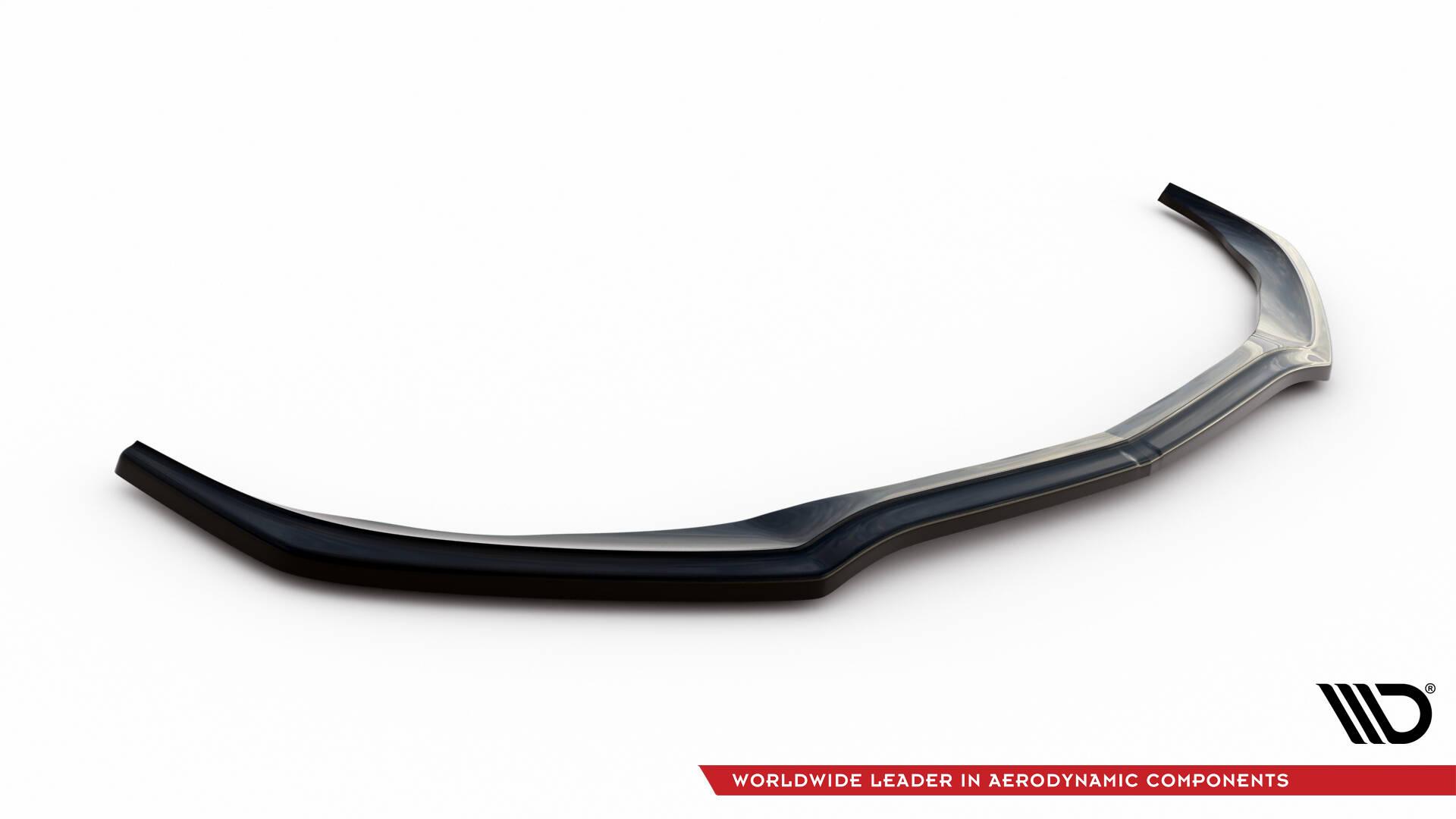 Street+ Spoilerlippe Front Ansatz V.1 passend für Mercedes-AMG C63 Limousine / Kombi W205 / S205 schwarz Hochglanz
