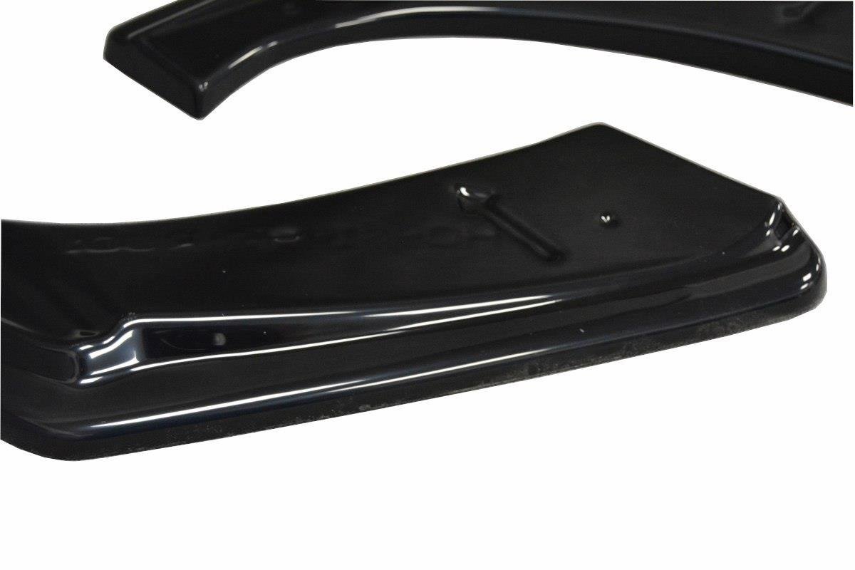 Heck Ansatz Flaps Diffusor für Honda Civic Mk9 Facelift schwarz matt