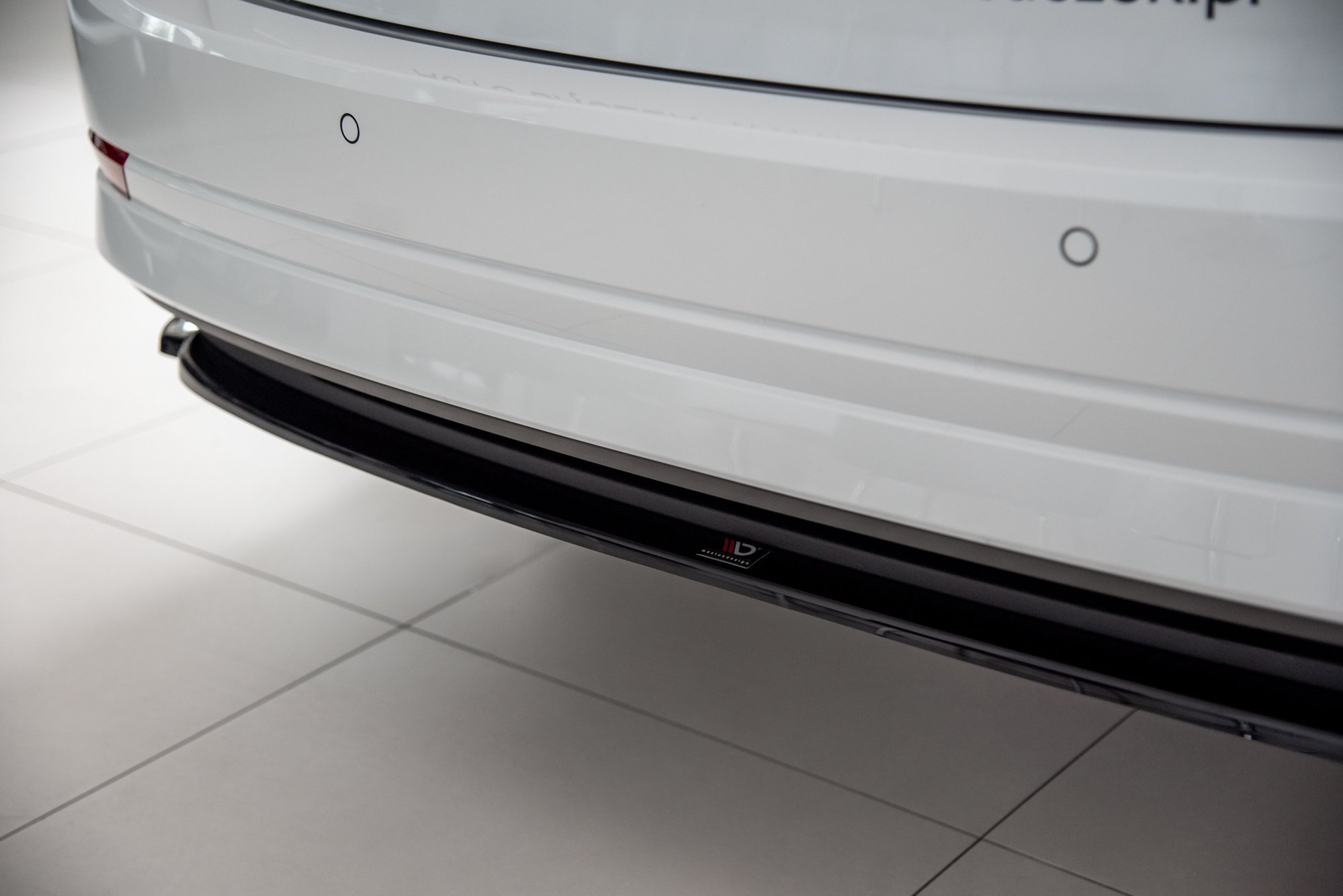 Heckansatz Skoda Octavia Mk4 schwarz Hochglanz