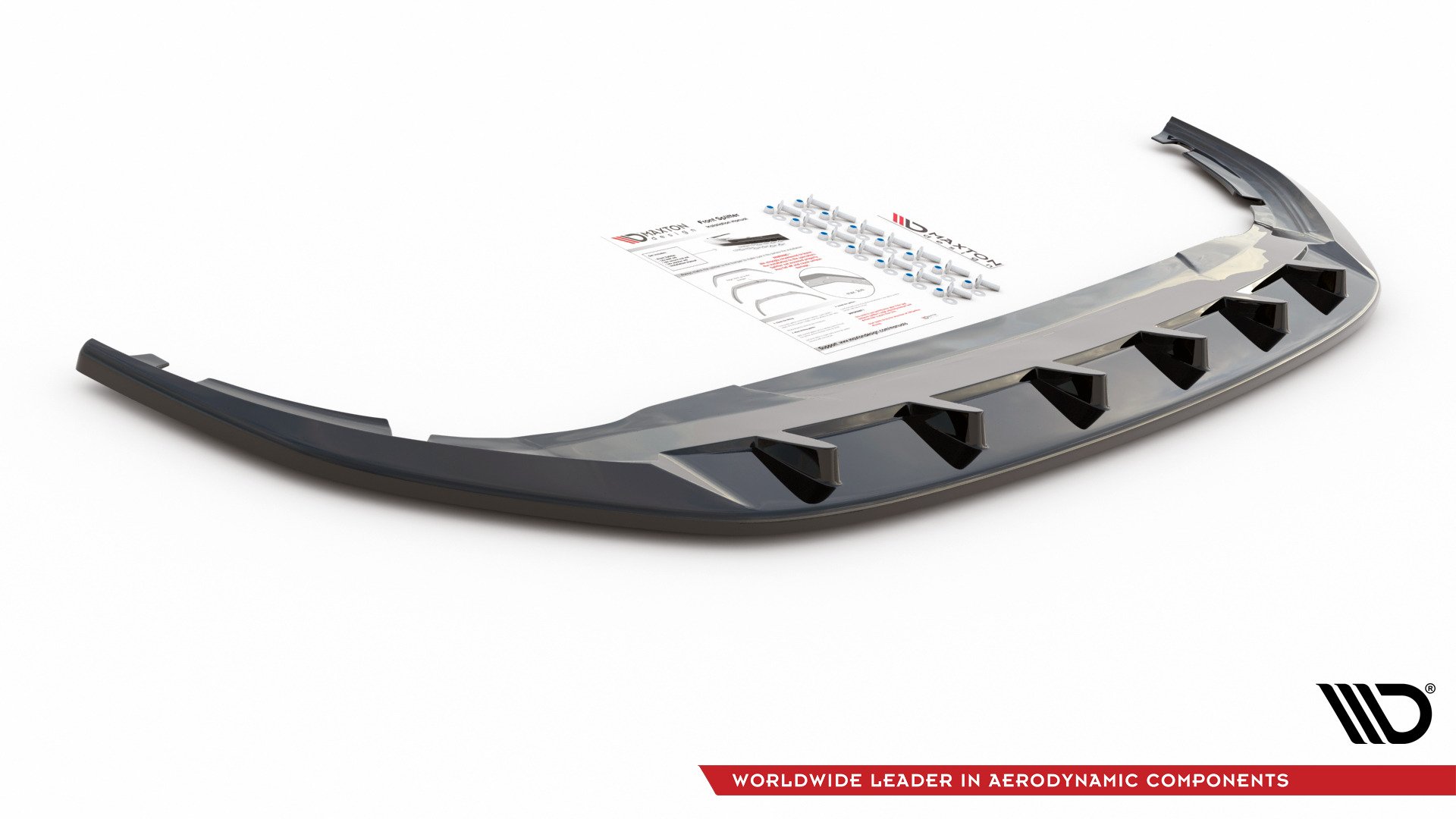 Front Ansatz V.1 für VW Golf Mk8 schwarz Hochglanz