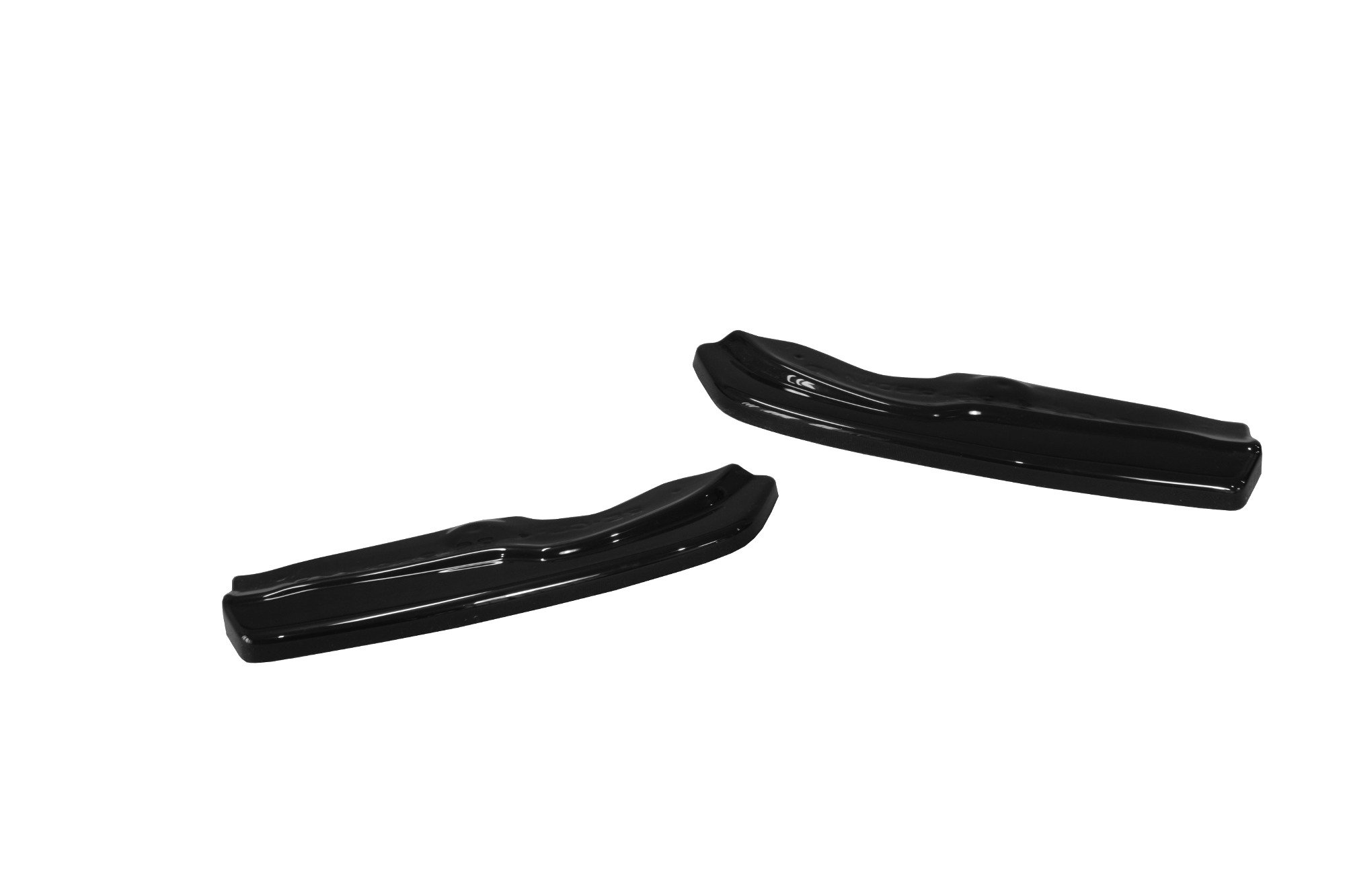 Heck Ansatz Flaps Diffusor für Renault Clio RS Mk4 schwarz Hochglanz