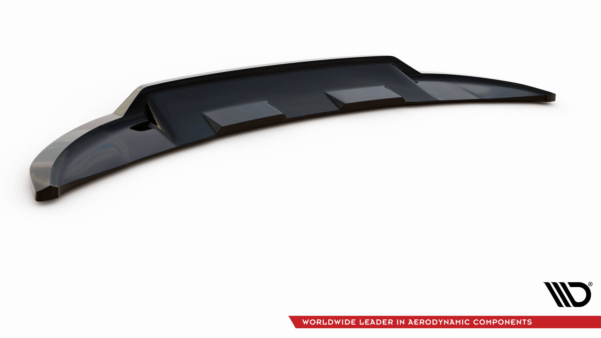 Street+ Spoilerlippe Front Ansatz V.2 passend für Land Rover Range Rover Sport SVR Mk2 schwarz Hochglanz