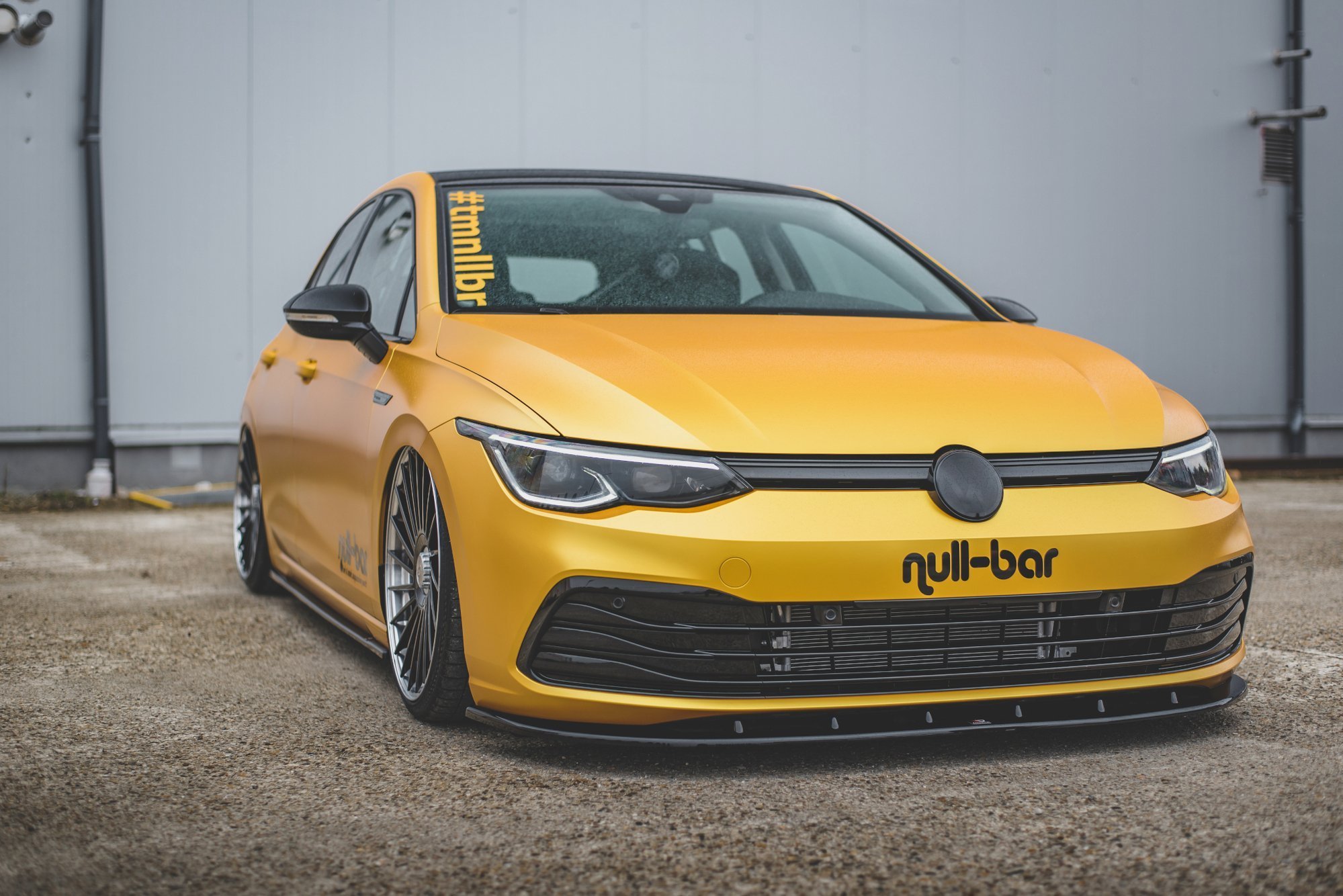 Front Ansatz V.1 für VW Golf Mk8 schwarz Hochglanz
