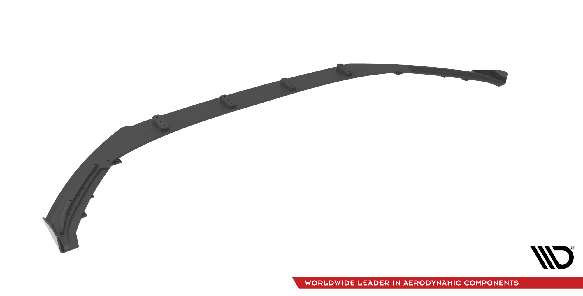 Street Pro Spoilerlippe Front Ansatz + Flaps passend für Audi A3 8Y schwarz
