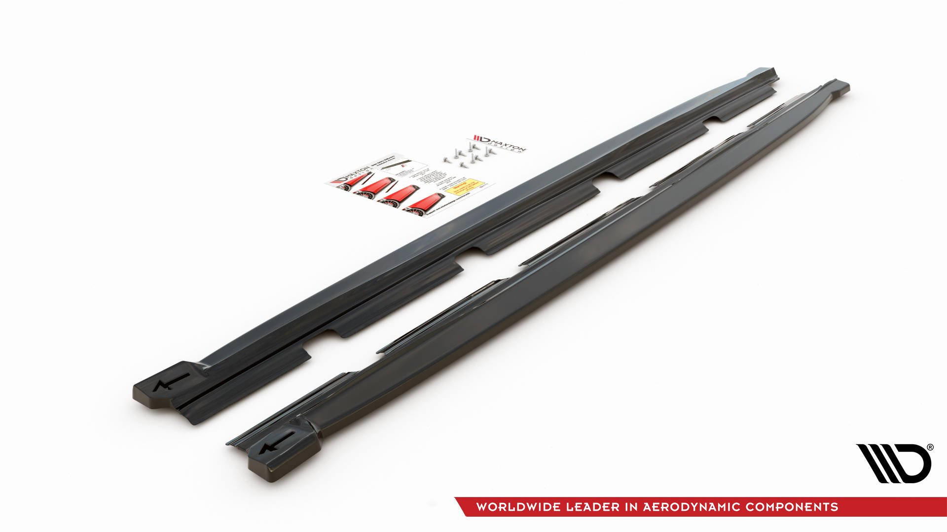 Seitenschweller Ansatz Paar passend für CUPRA Ateca Mk1 / Mk1 FL schwarz Hochglanz