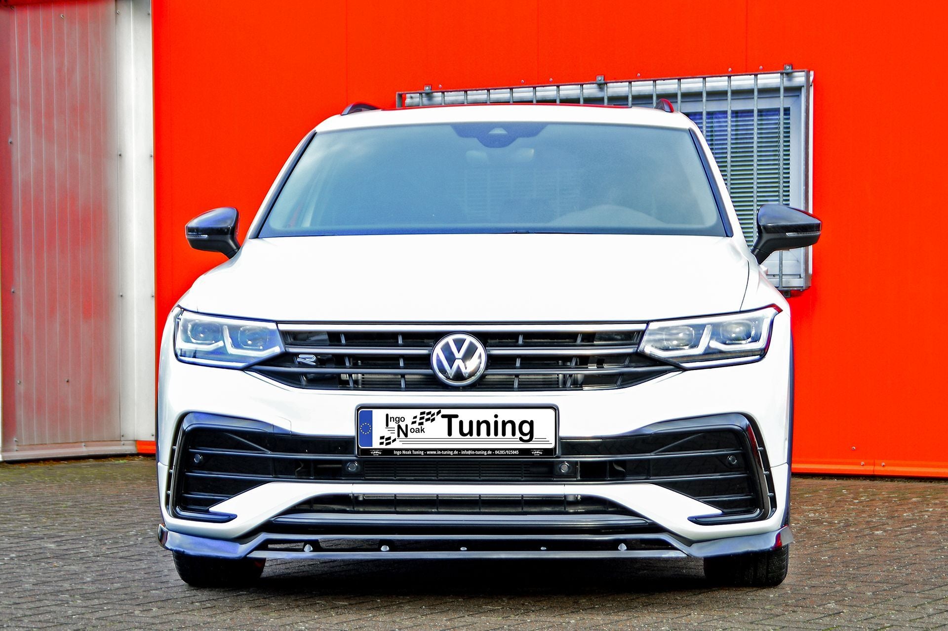 Cuplippe Spoilerschwert V2 aus ABS für VW Tiguan 2 AD1 (Schwarz Matt)