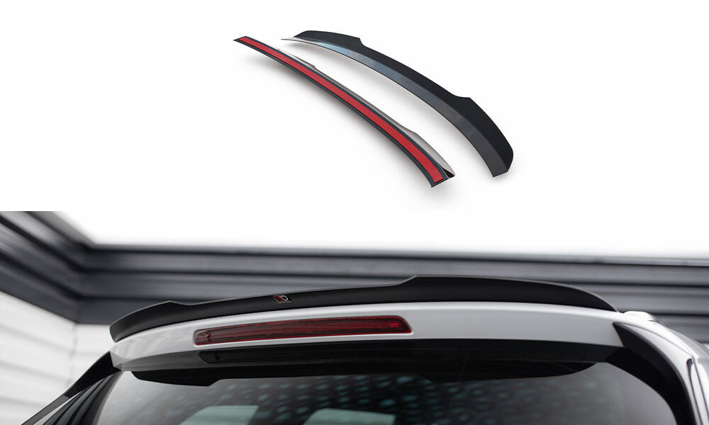 Spoiler CAP V.2 für Skoda Kodiaq Mk1 Sportline/RS schwarz Hochglanz