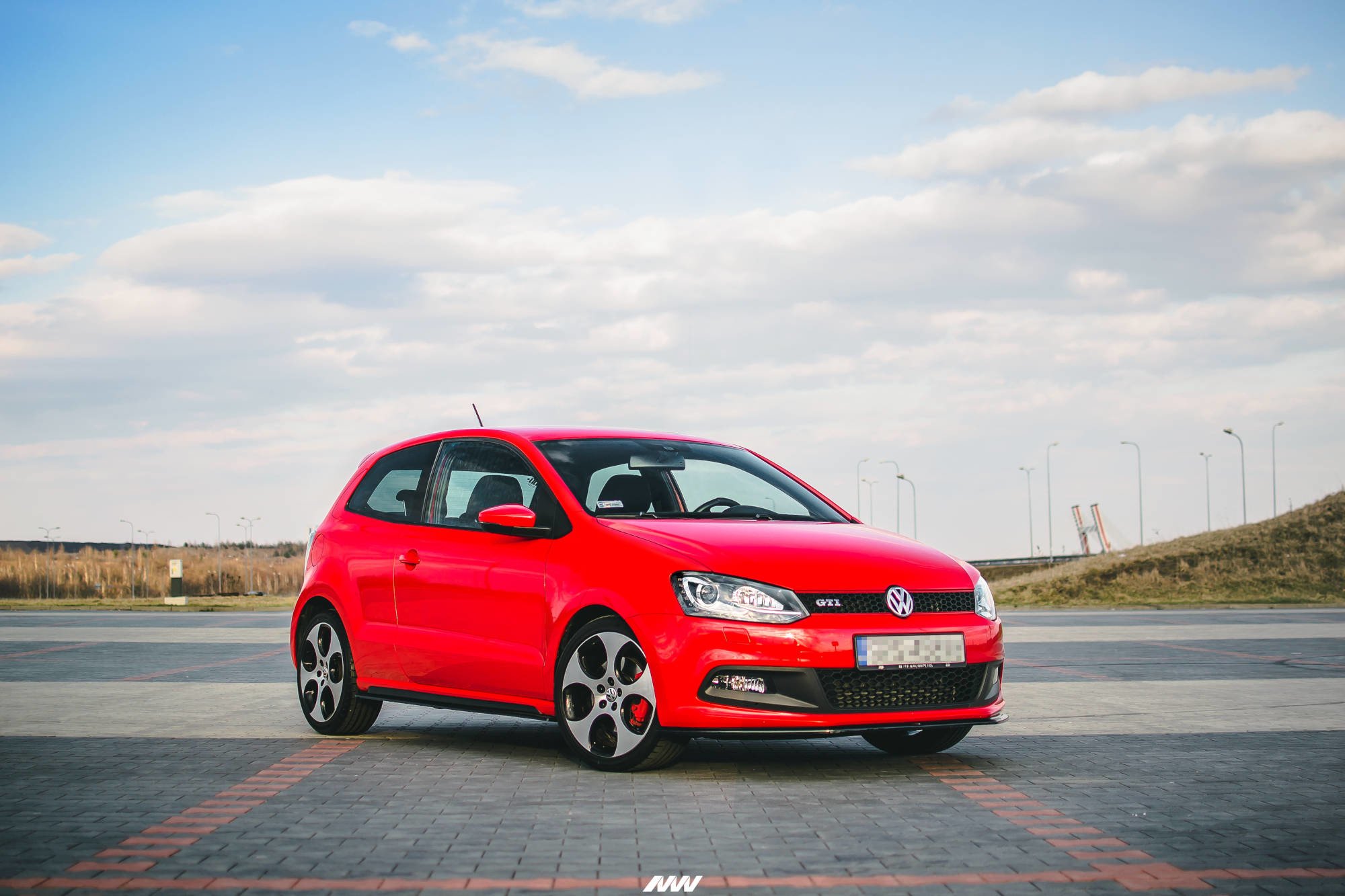 Seitenschweller Ansatz für VW Polo GTI Mk5 schwarz Hochglanz